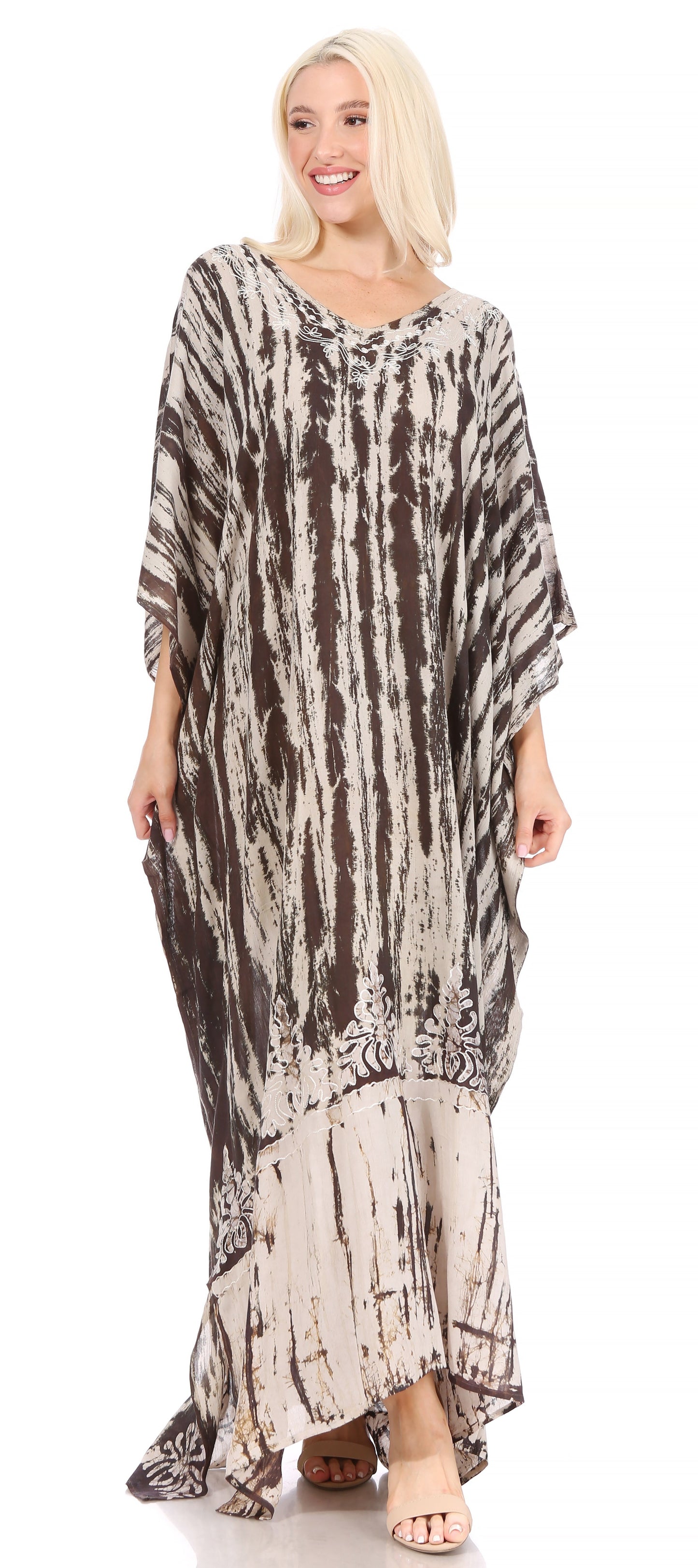 Sakkas Tacy Women's Boho Summer Maxi Dress for Casual or Lounge Wear - Concordia Style Boutique