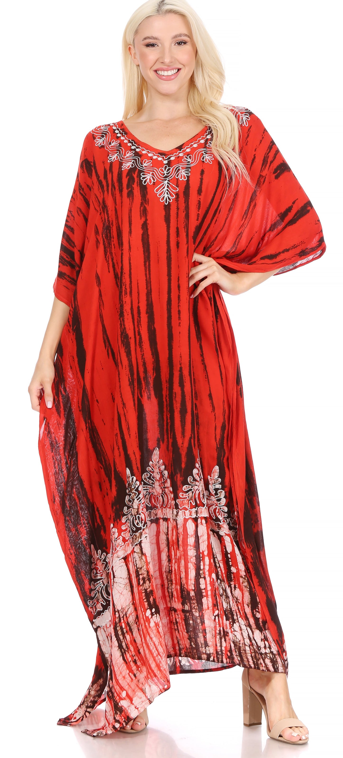 Sakkas Tacy Women's Boho Summer Maxi Dress for Casual or Lounge Wear - Concordia Style Boutique