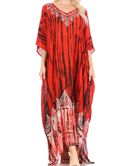 Sakkas Tacy Women's Boho Summer Maxi Dress for Casual or Lounge Wear - Concordia Style Boutique