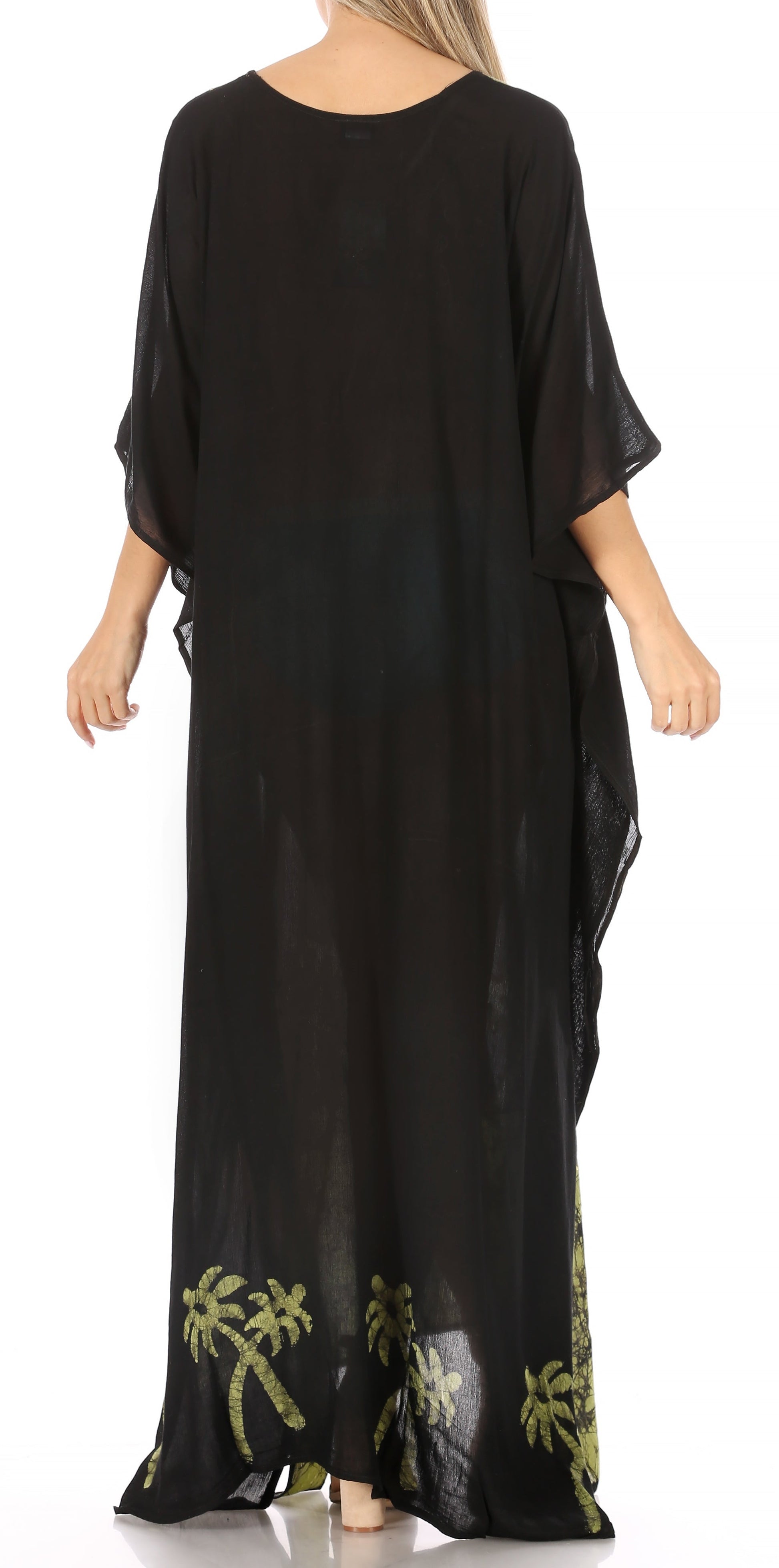 Sakkas Leonor Women's Boho Casual Long Maxi Caftan Dress Kaftan Cover-up LougeWear - Concordia Style Boutique