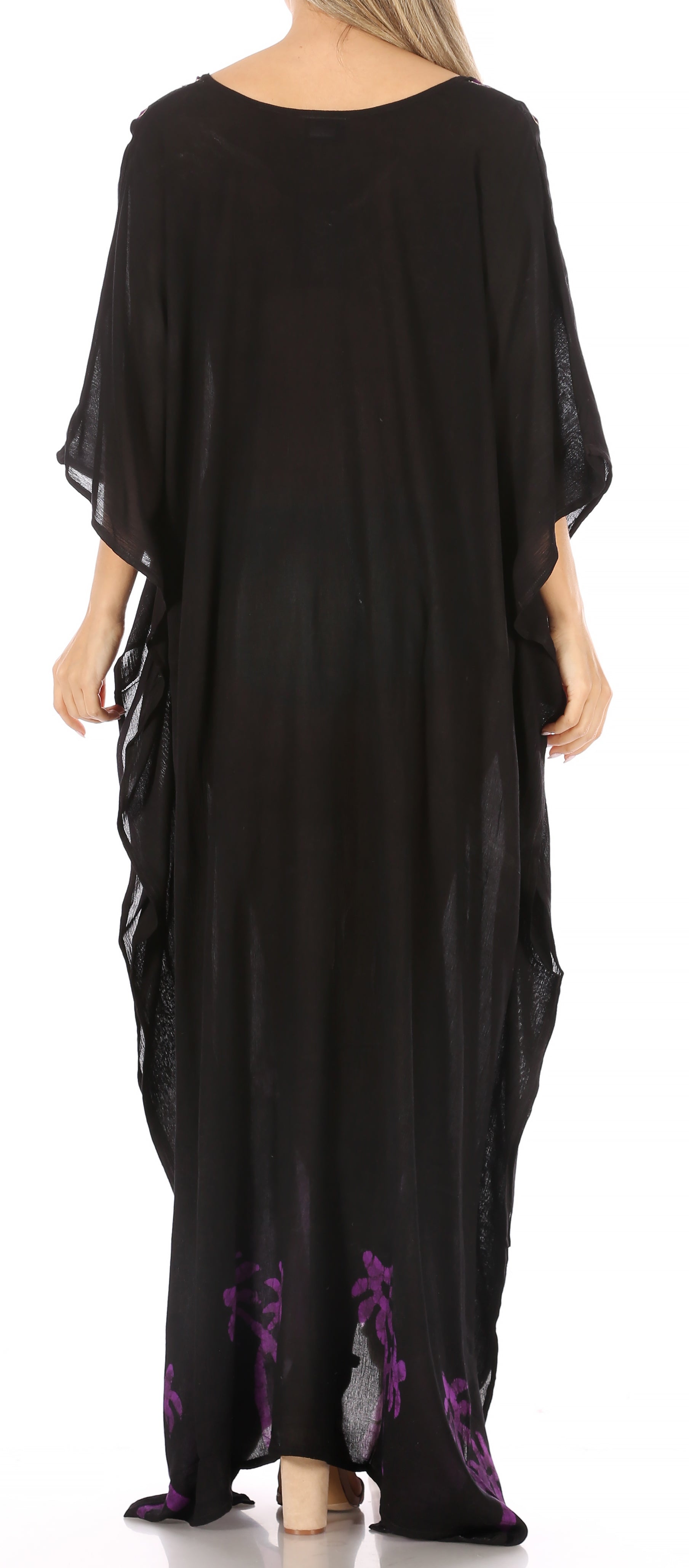 Sakkas Leonor Women's Boho Casual Long Maxi Caftan Dress Kaftan Cover-up LougeWear - Concordia Style Boutique