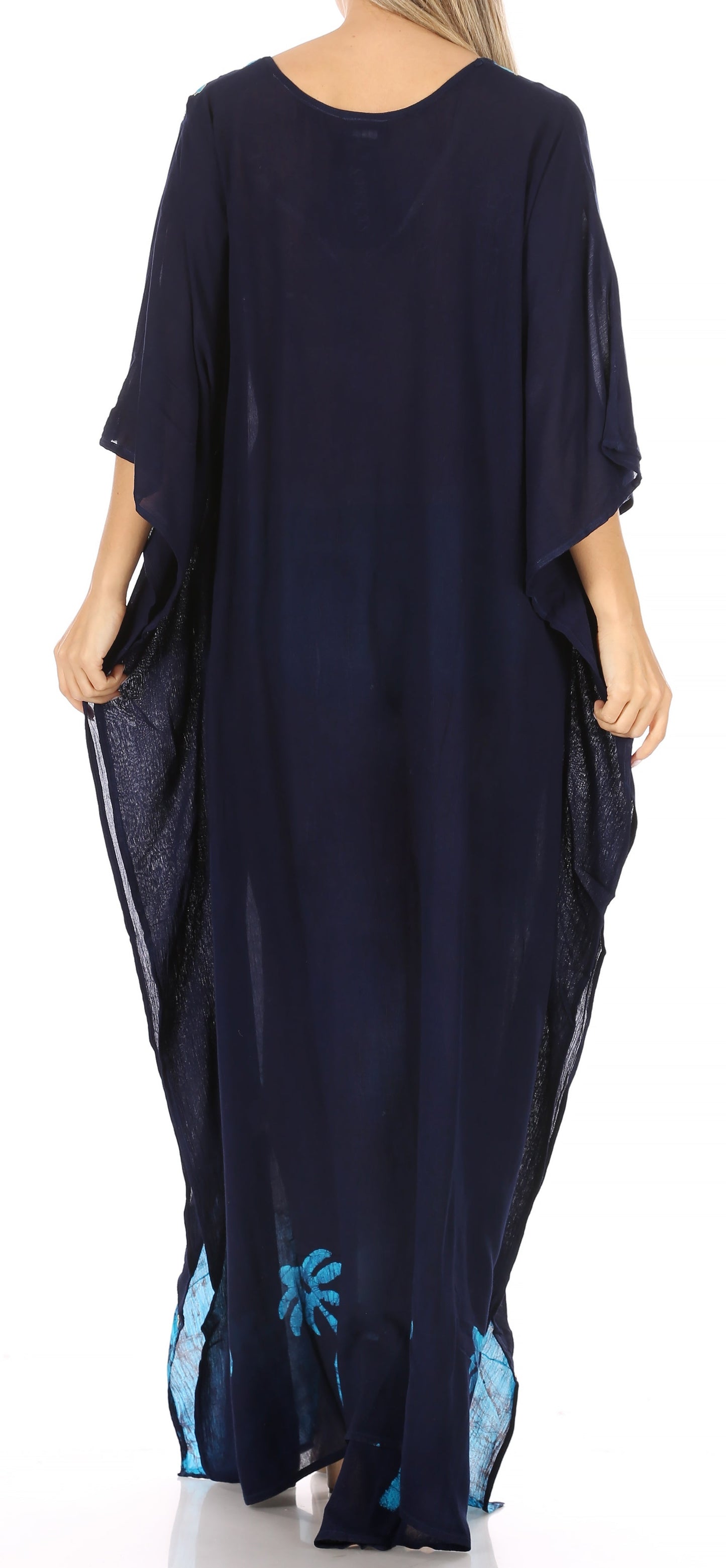 Sakkas Leonor Women's Boho Casual Long Maxi Caftan Dress Kaftan Cover-up LougeWear - Concordia Style Boutique