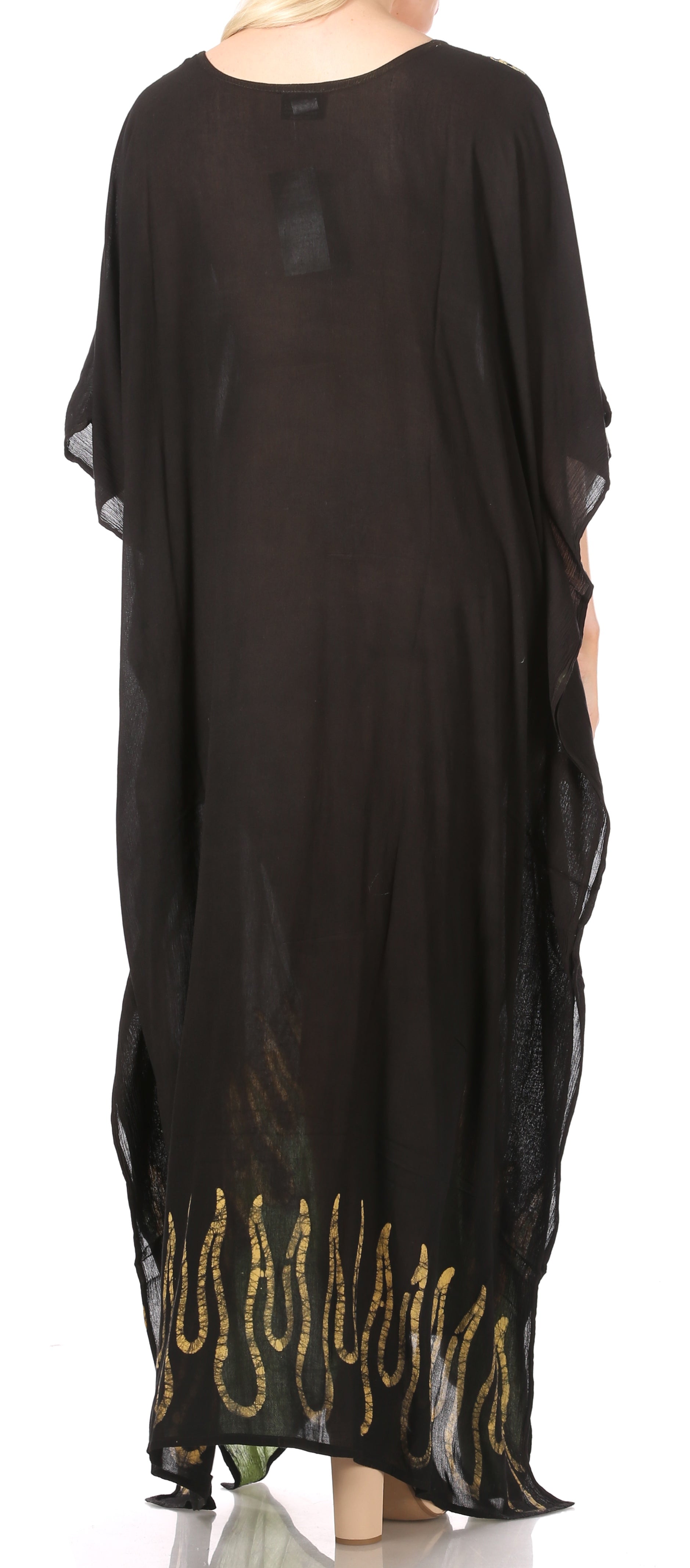 Sakkas Leonor Women's Boho Casual Long Maxi Caftan Dress Kaftan Cover-up LougeWear - Concordia Style Boutique