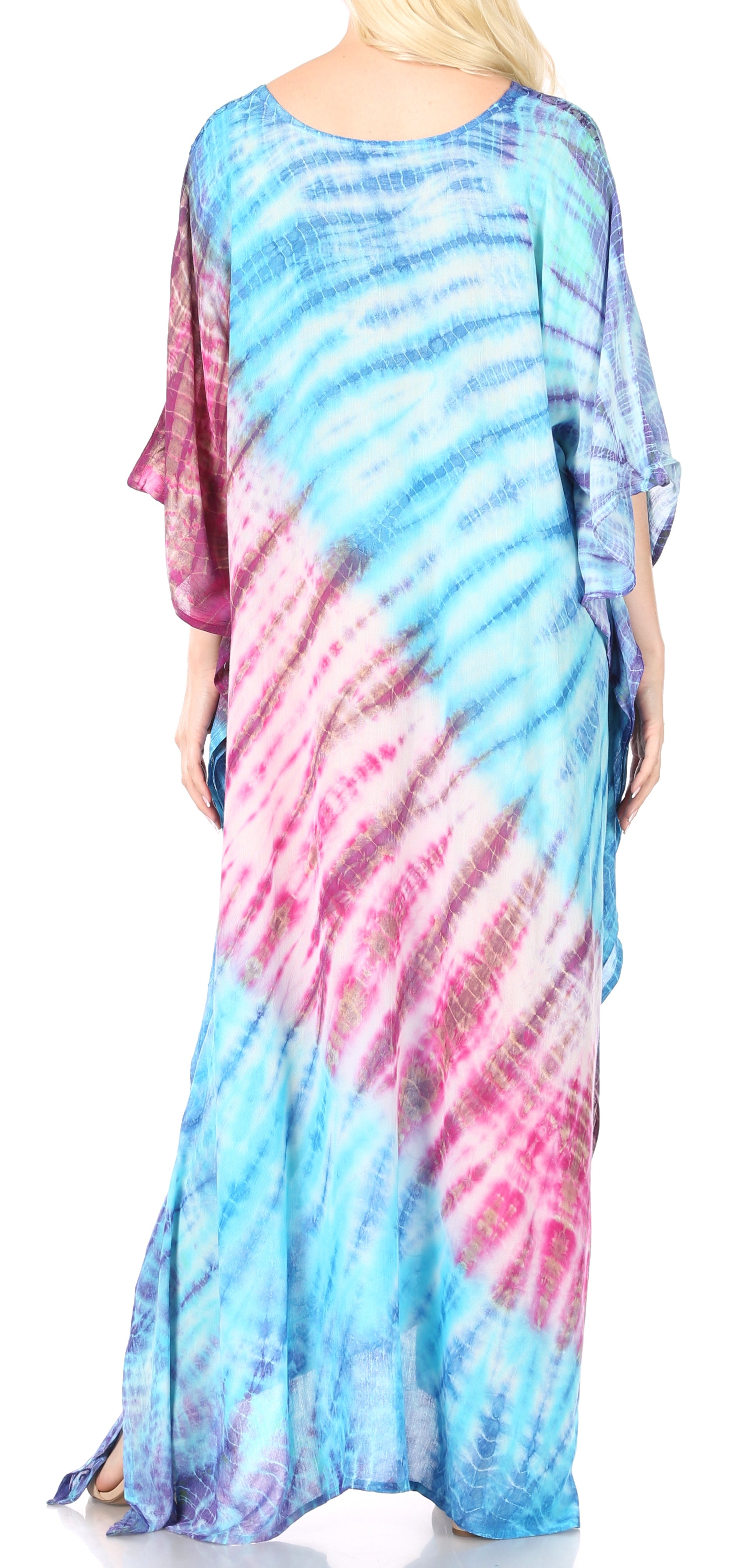 Sakkas Catia Women's Boho-Style Long Maxi Caftan for Lounging and Casual Wear - Concordia Style Boutique