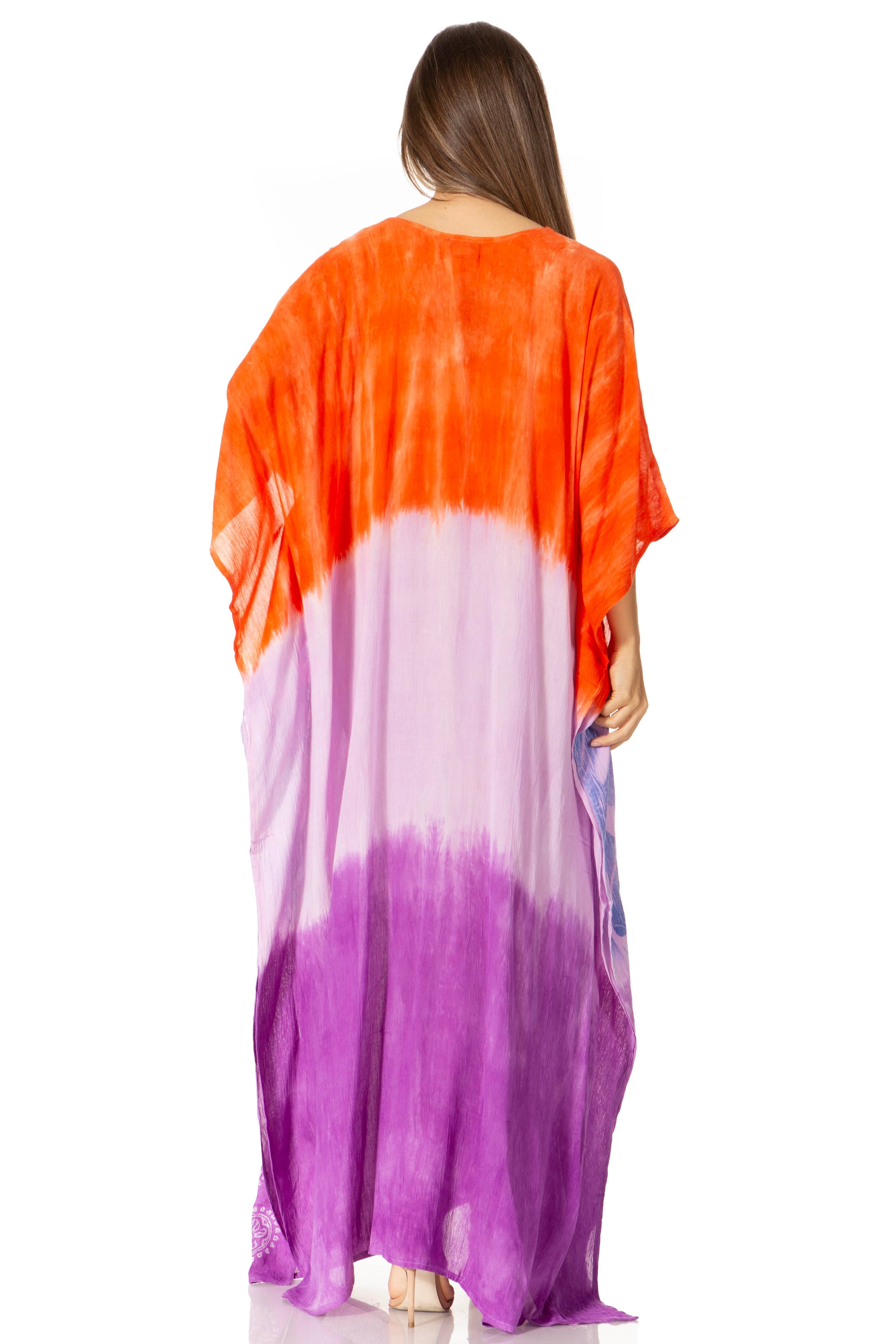 Sakkas Catia Women's Boho-Style Long Maxi Caftan for Lounging and Casual Wear - Concordia Style Boutique