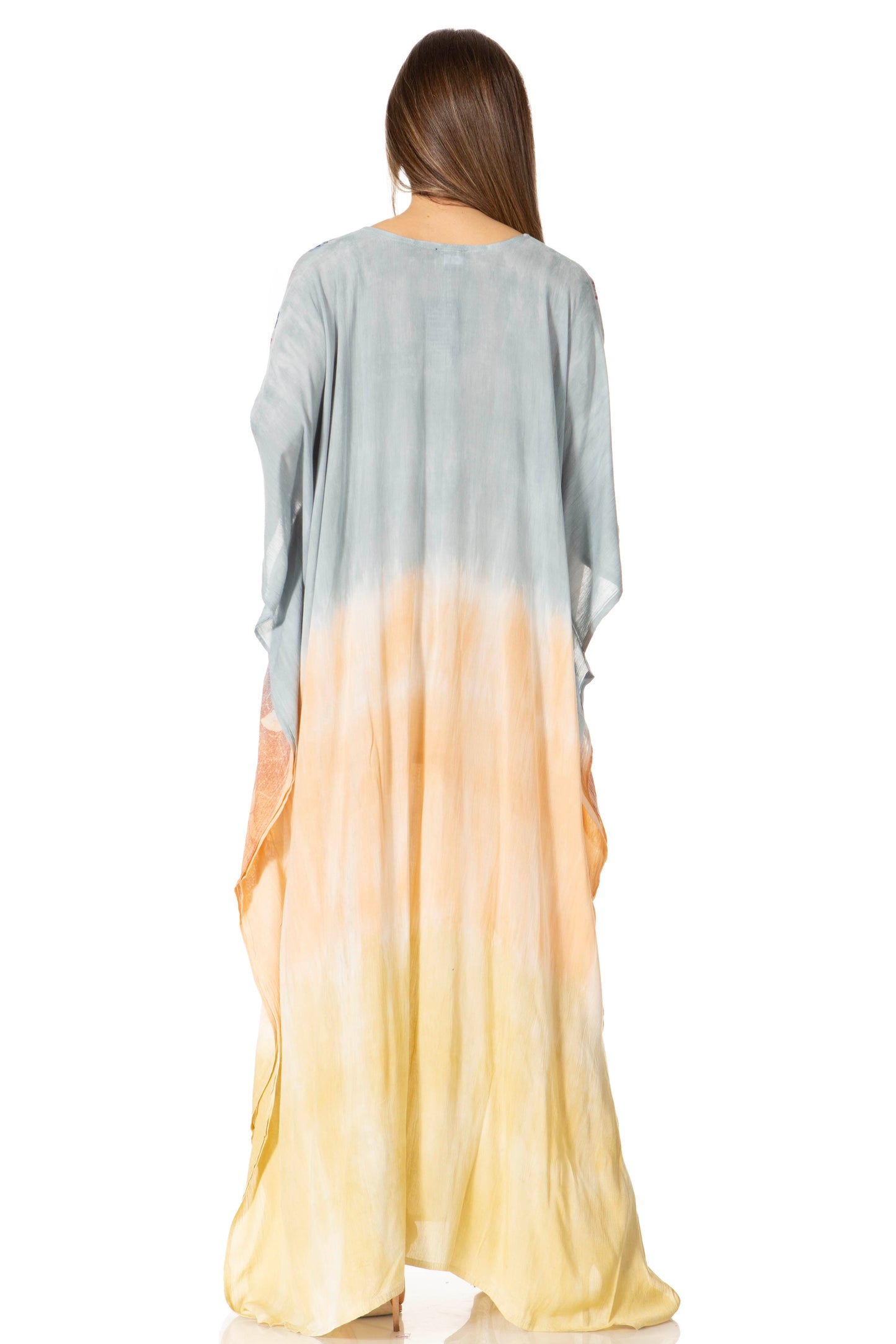 Sakkas Catia Women's Boho-Style Long Maxi Caftan for Lounging and Casual Wear - Concordia Style Boutique