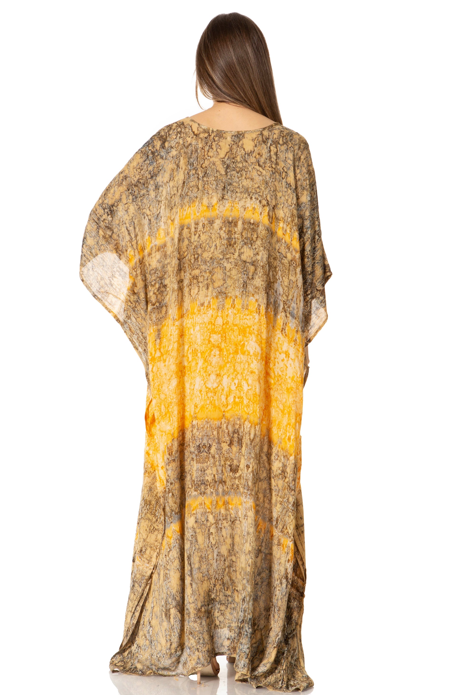 Sakkas Catia Women's Boho-Style Long Maxi Caftan for Lounging and Casual Wear - Concordia Style Boutique