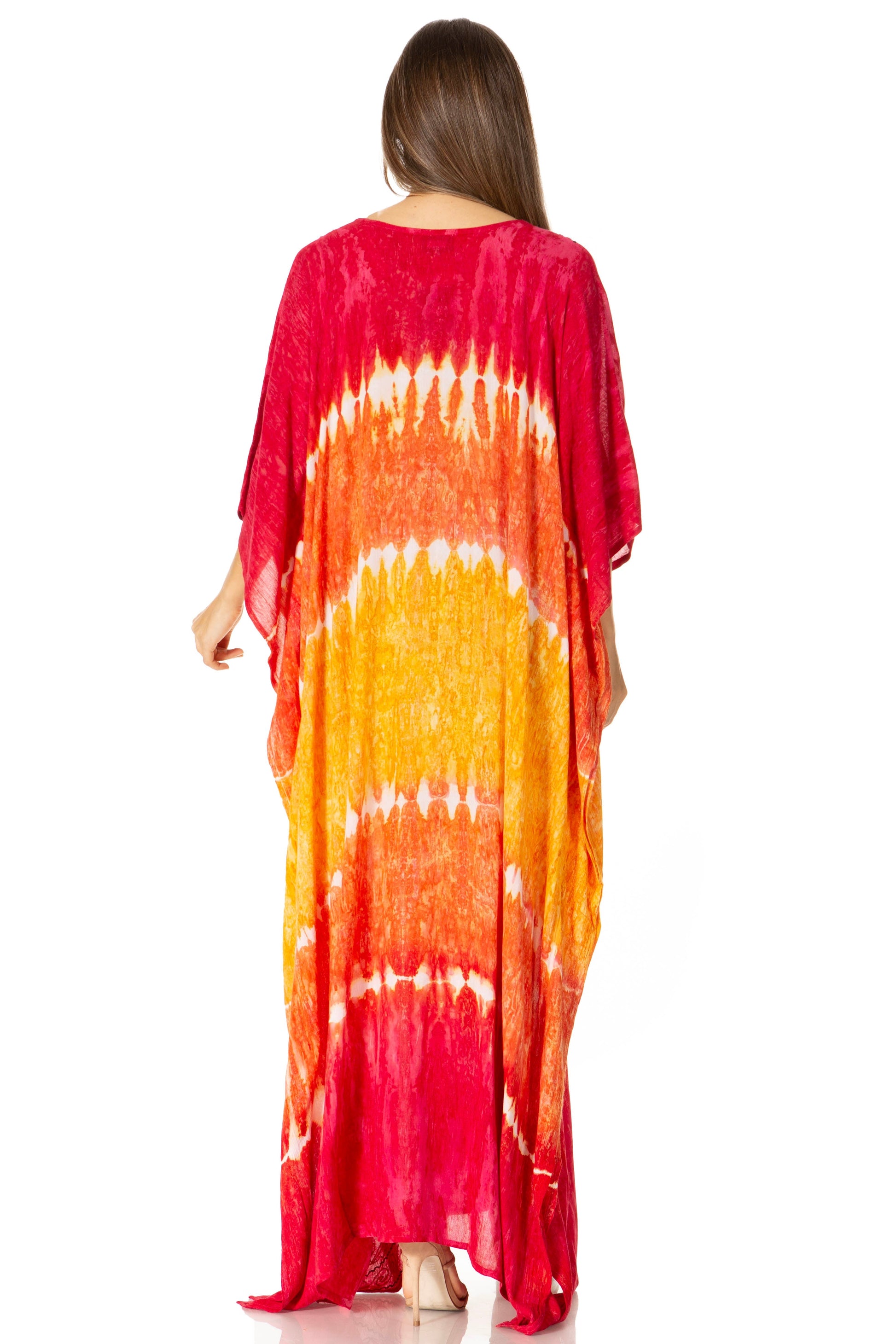 Sakkas Catia Women's Boho-Style Long Maxi Caftan for Lounging and Casual Wear - Concordia Style Boutique