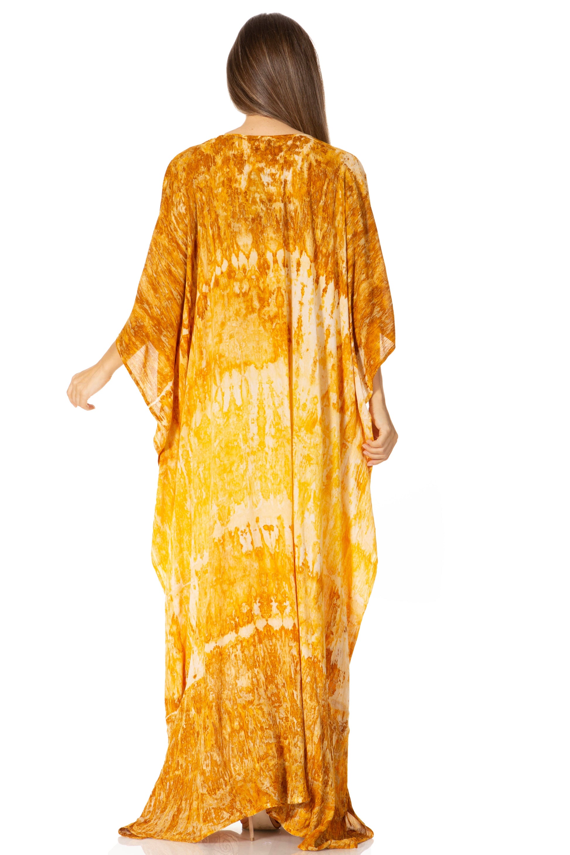 Sakkas Catia Women's Boho-Style Long Maxi Caftan for Lounging and Casual Wear - Concordia Style Boutique