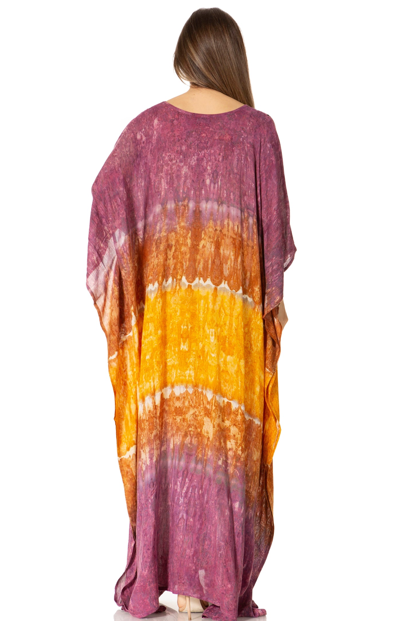 Sakkas Catia Women's Boho-Style Long Maxi Caftan for Lounging and Casual Wear - Concordia Style Boutique
