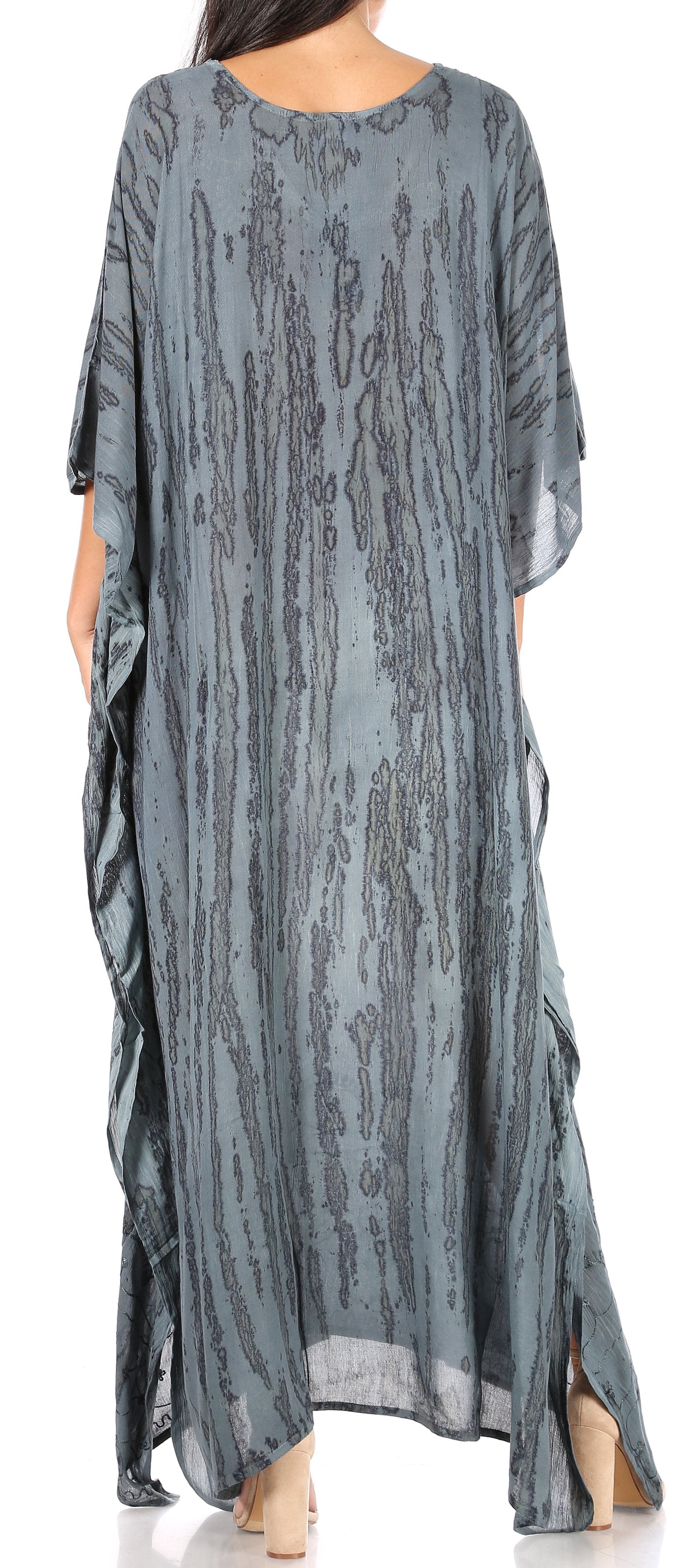 Sakkas Catia Women's Boho-Style Long Maxi Caftan for Lounging and Casual Wear - Concordia Style Boutique