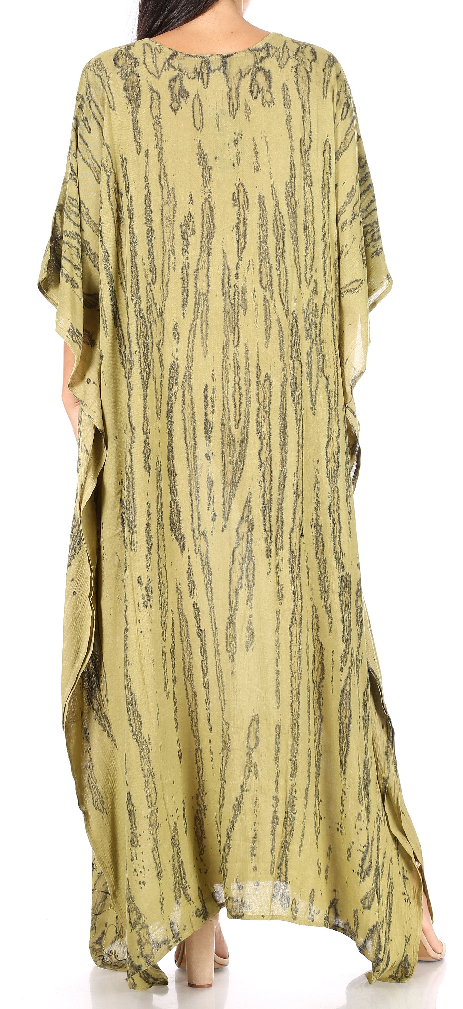 Sakkas Catia Women's Boho-Style Long Maxi Caftan for Lounging and Casual Wear - Concordia Style Boutique