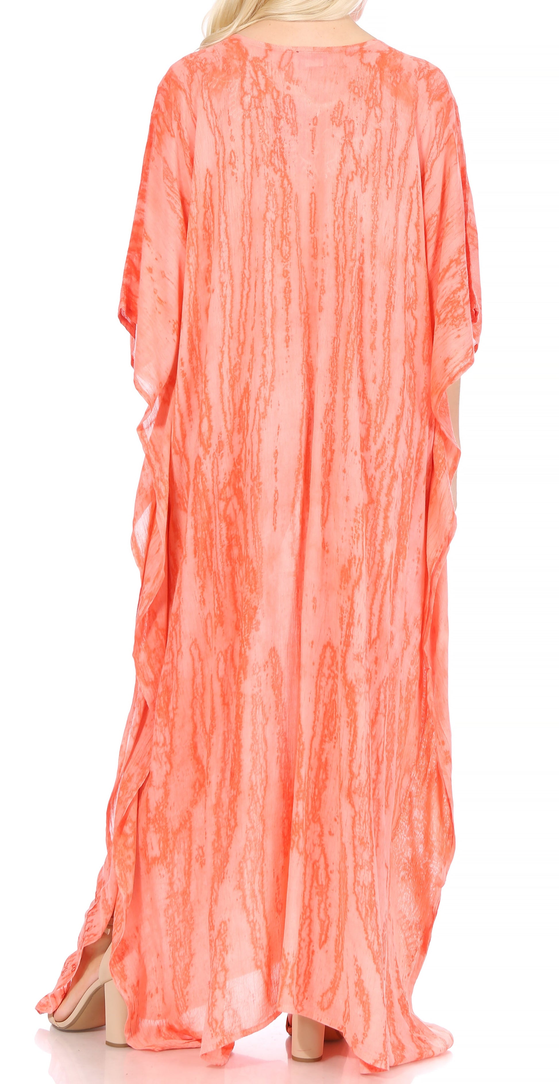 Sakkas Catia Women's Boho-Style Long Maxi Caftan for Lounging and Casual Wear - Concordia Style Boutique