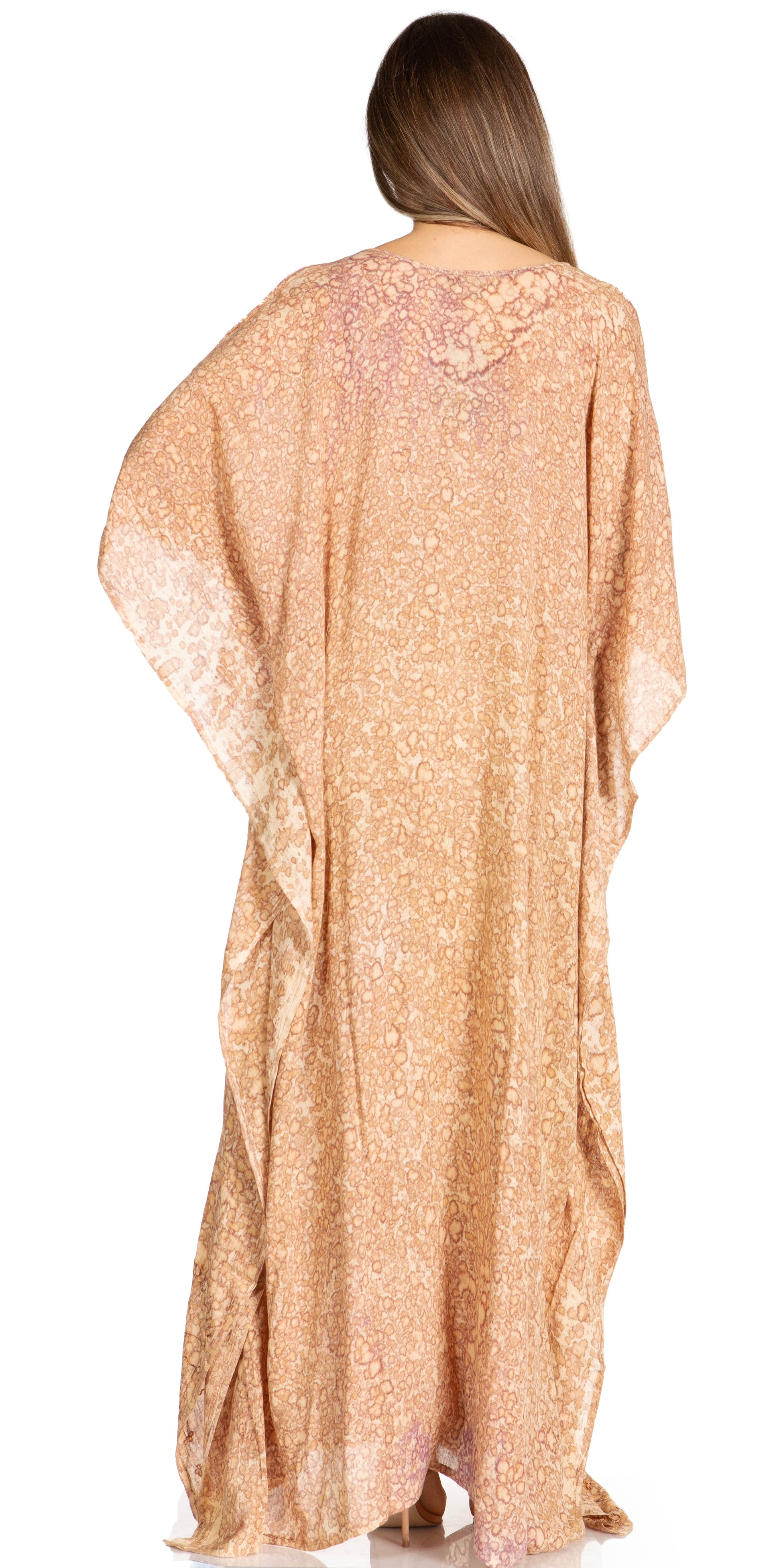 Sakkas Catia Women's Boho-Style Long Maxi Caftan for Lounging and Casual Wear - Concordia Style Boutique
