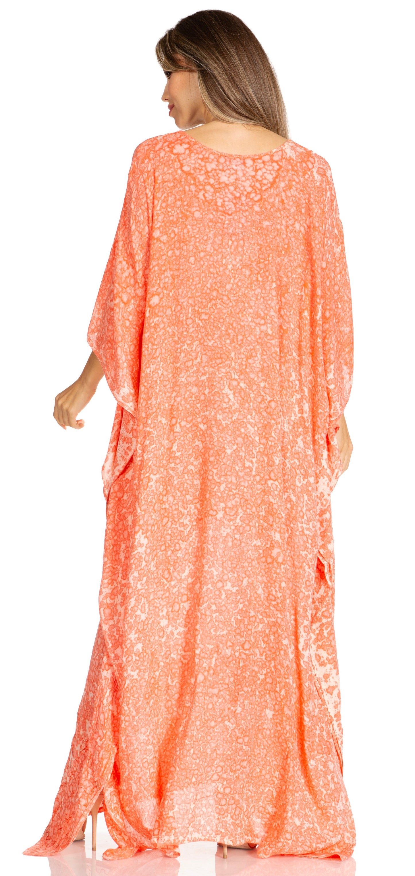 Sakkas Catia Women's Boho-Style Long Maxi Caftan for Lounging and Casual Wear - Concordia Style Boutique