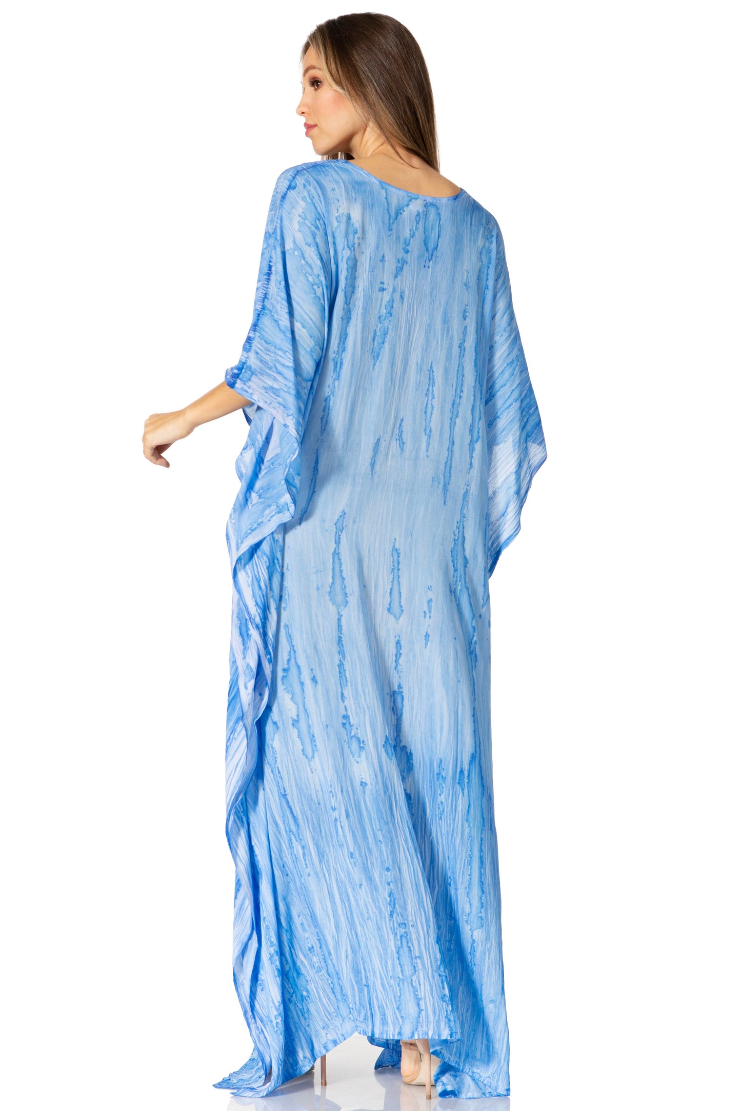 Sakkas Catia Women's Boho-Style Long Maxi Caftan for Lounging and Casual Wear - Concordia Style Boutique