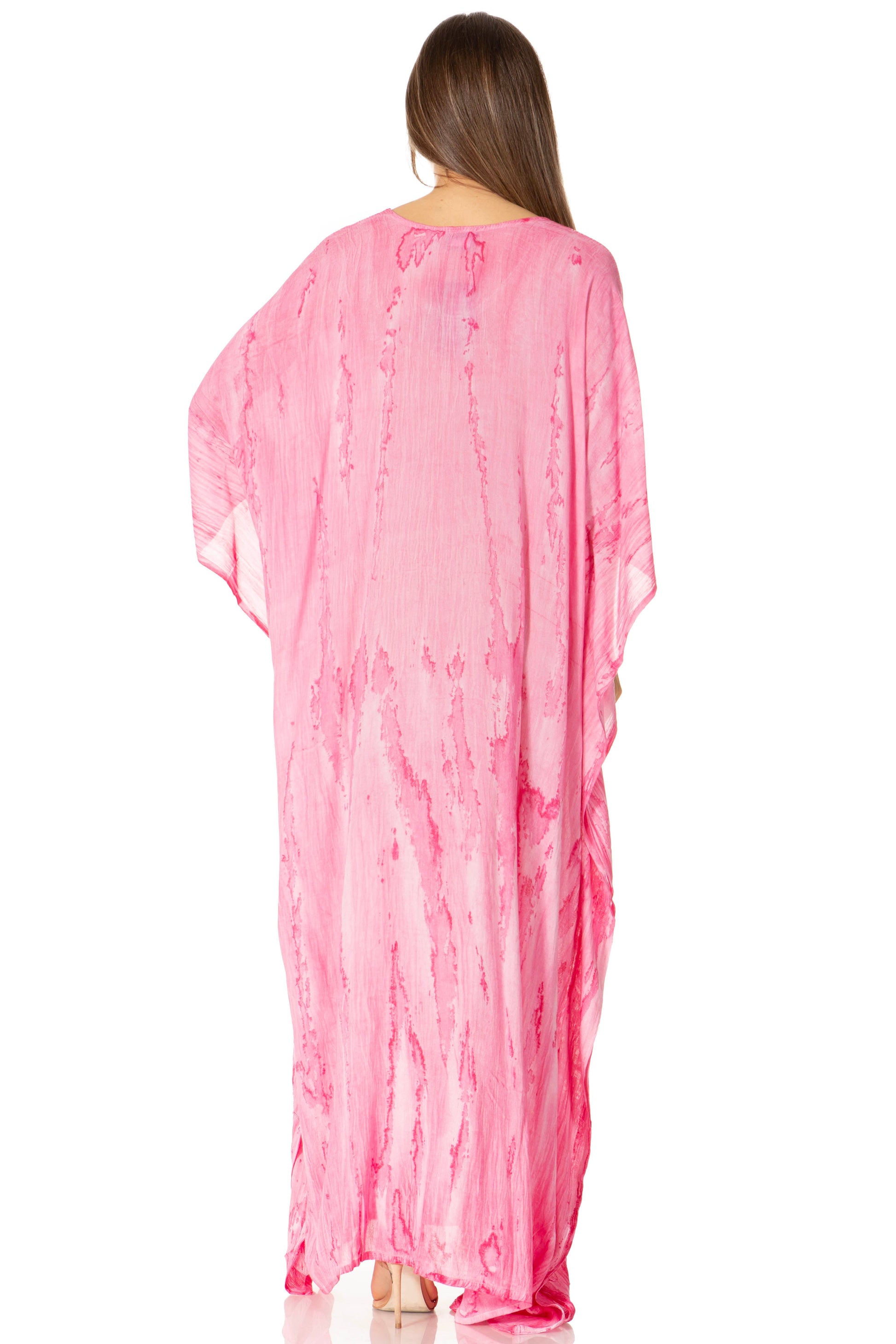 Sakkas Catia Women's Boho-Style Long Maxi Caftan for Lounging and Casual Wear - Concordia Style Boutique