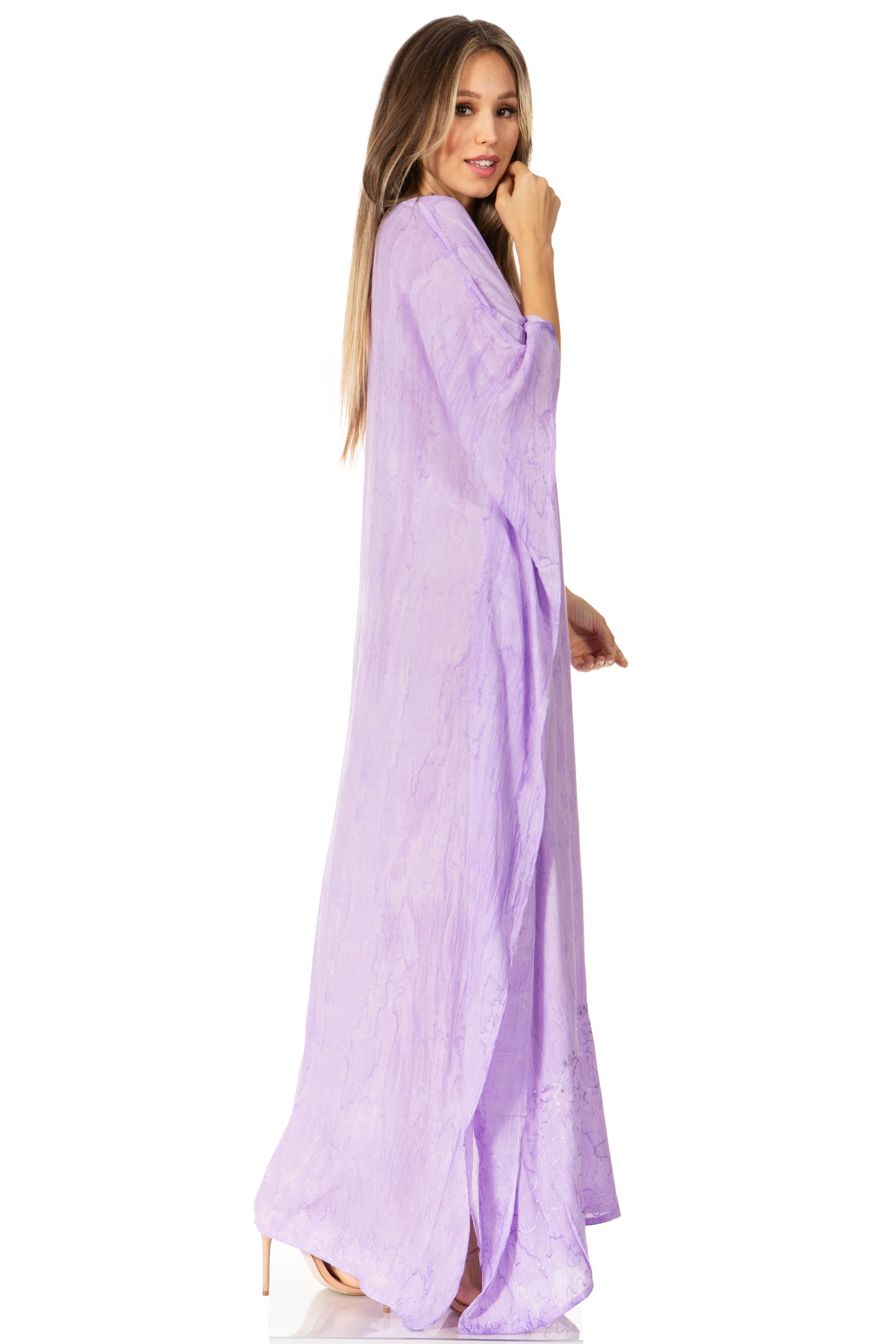Sakkas Catia Women's Boho-Style Long Maxi Caftan for Lounging and Casual Wear - Concordia Style Boutique
