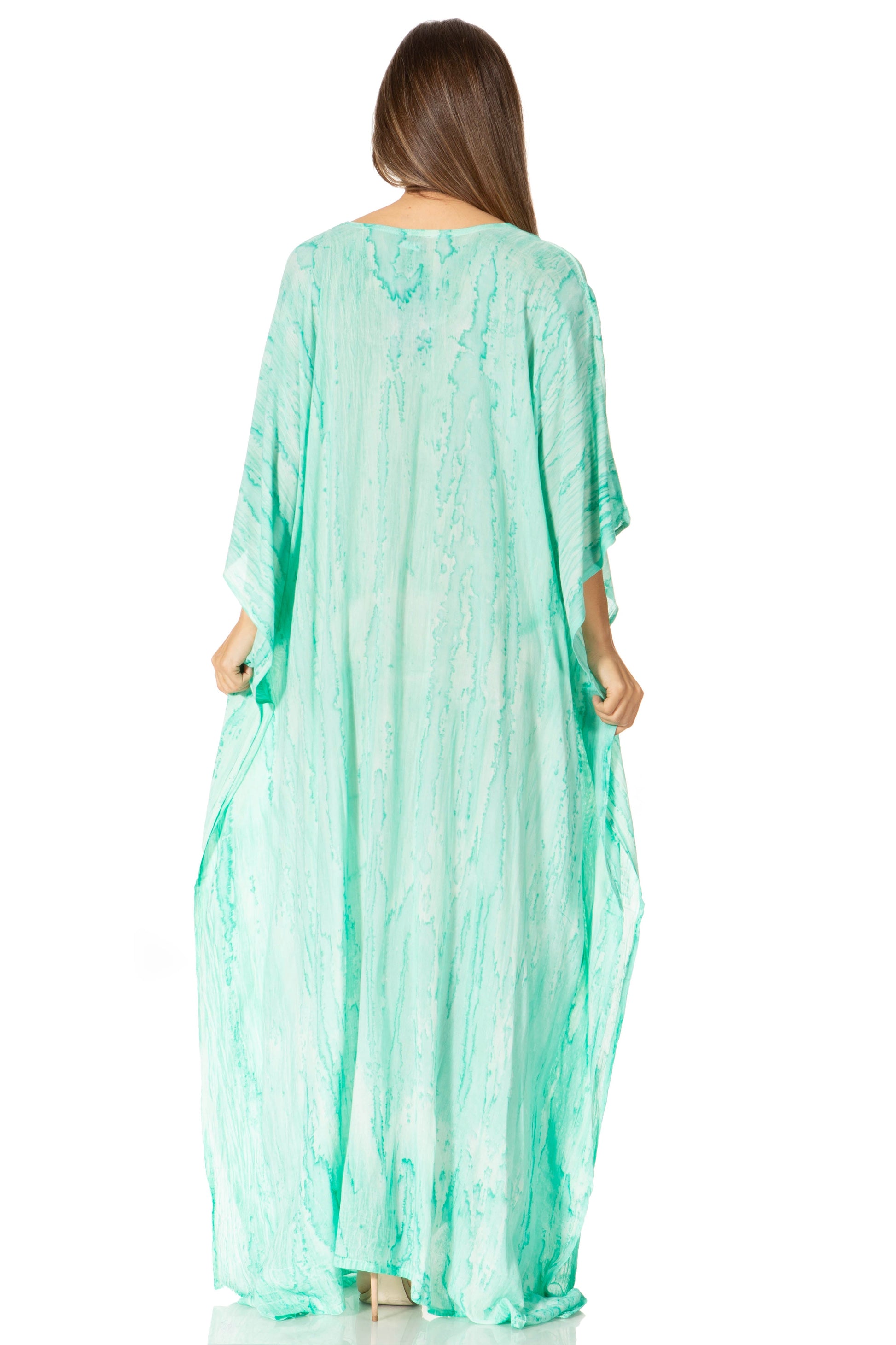 Sakkas Catia Women's Boho-Style Long Maxi Caftan for Lounging and Casual Wear - Concordia Style Boutique