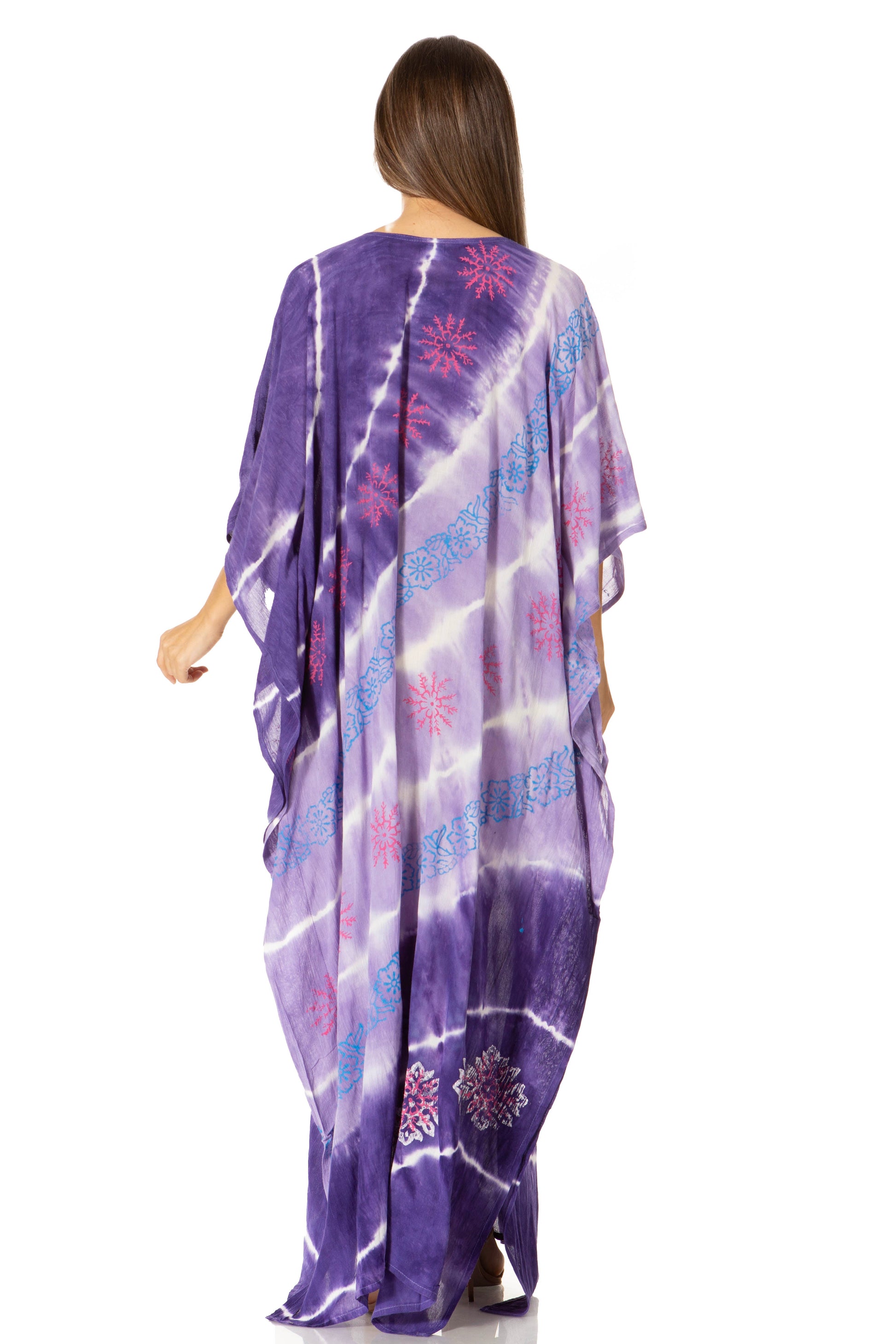Sakkas Catia Women's Boho-Style Long Maxi Caftan for Lounging and Casual Wear - Concordia Style Boutique
