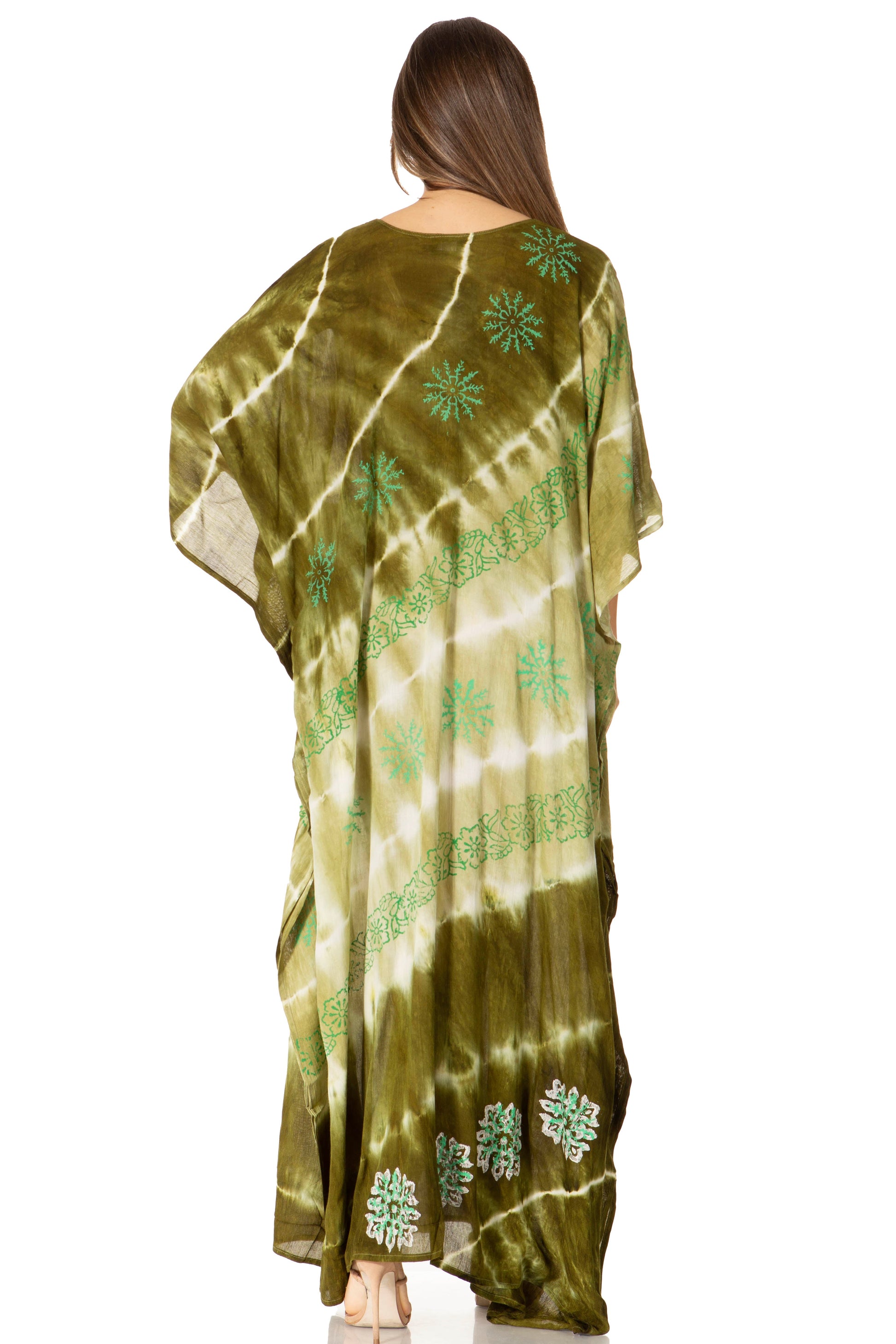 Sakkas Catia Women's Boho-Style Long Maxi Caftan for Lounging and Casual Wear - Concordia Style Boutique
