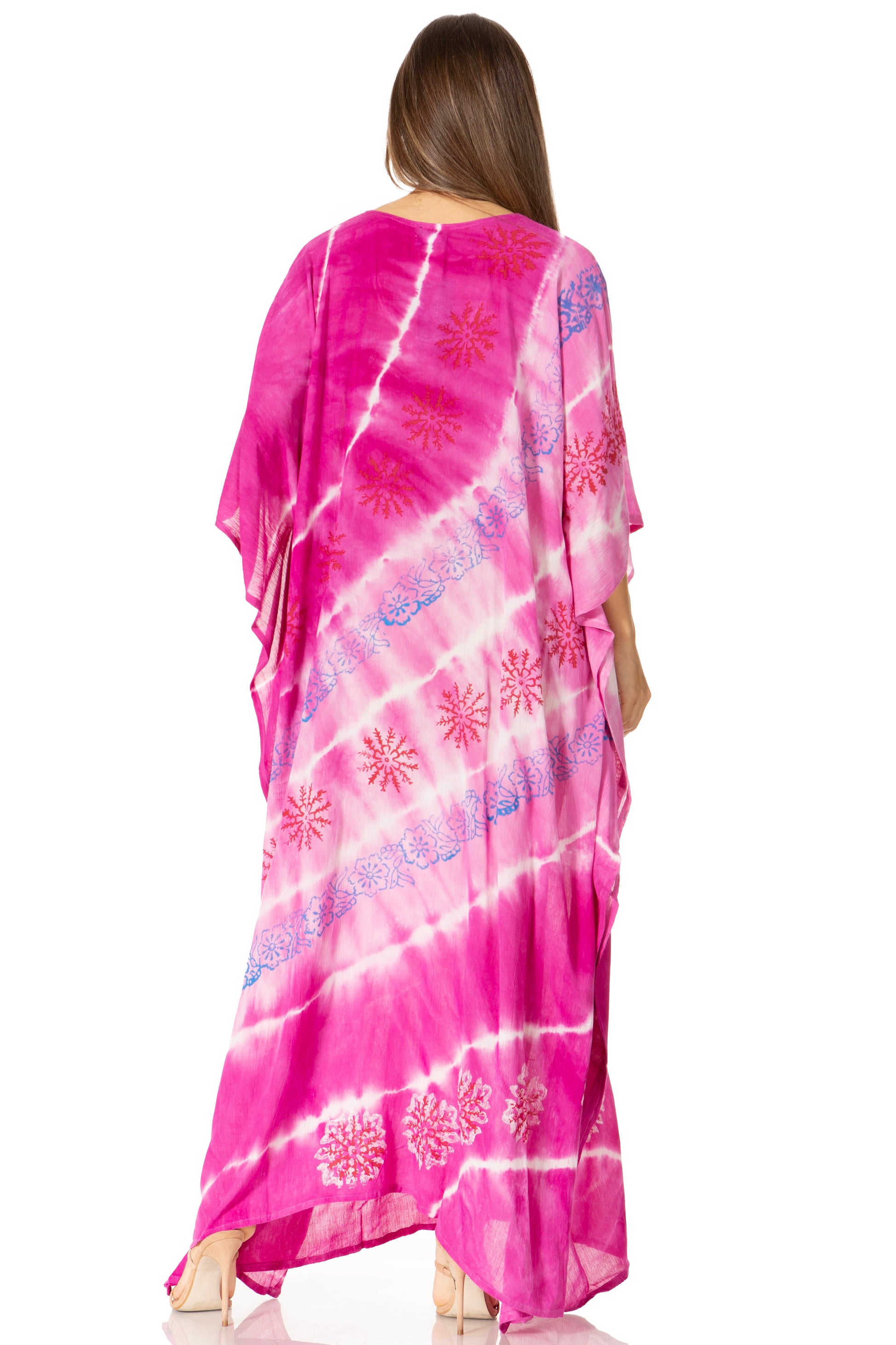 Sakkas Catia Women's Boho-Style Long Maxi Caftan for Lounging and Casual Wear - Concordia Style Boutique