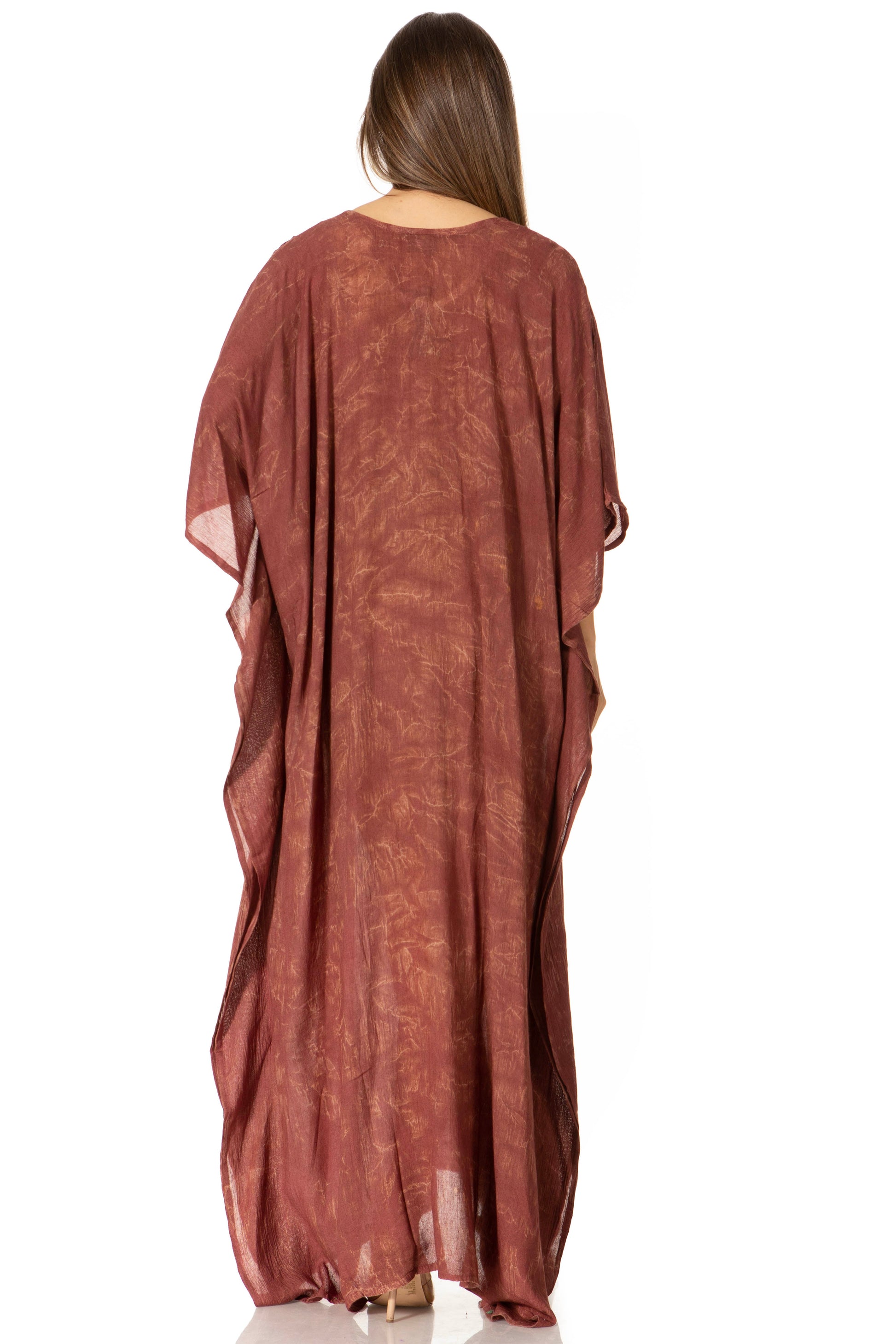 Sakkas Catia Women's Boho-Style Long Maxi Caftan for Lounging and Casual Wear - Concordia Style Boutique