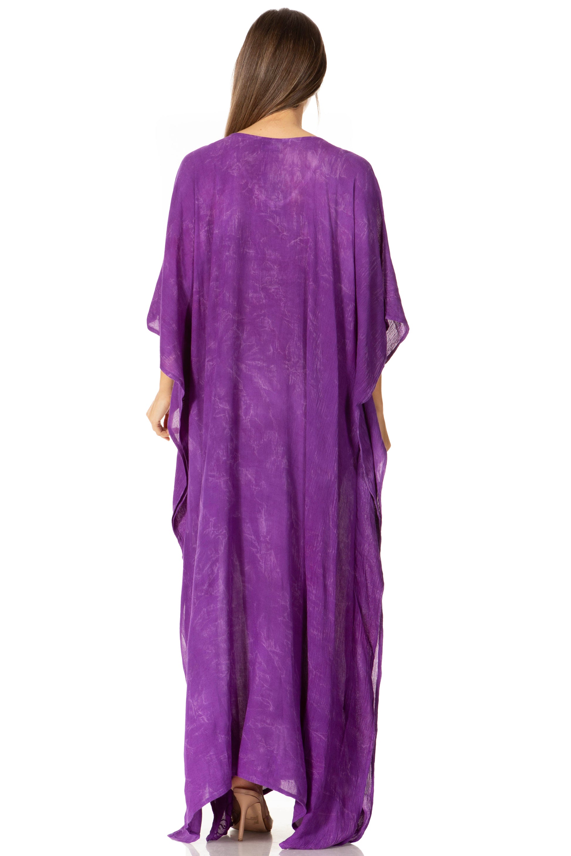 Sakkas Catia Women's Boho-Style Long Maxi Caftan for Lounging and Casual Wear - Concordia Style Boutique