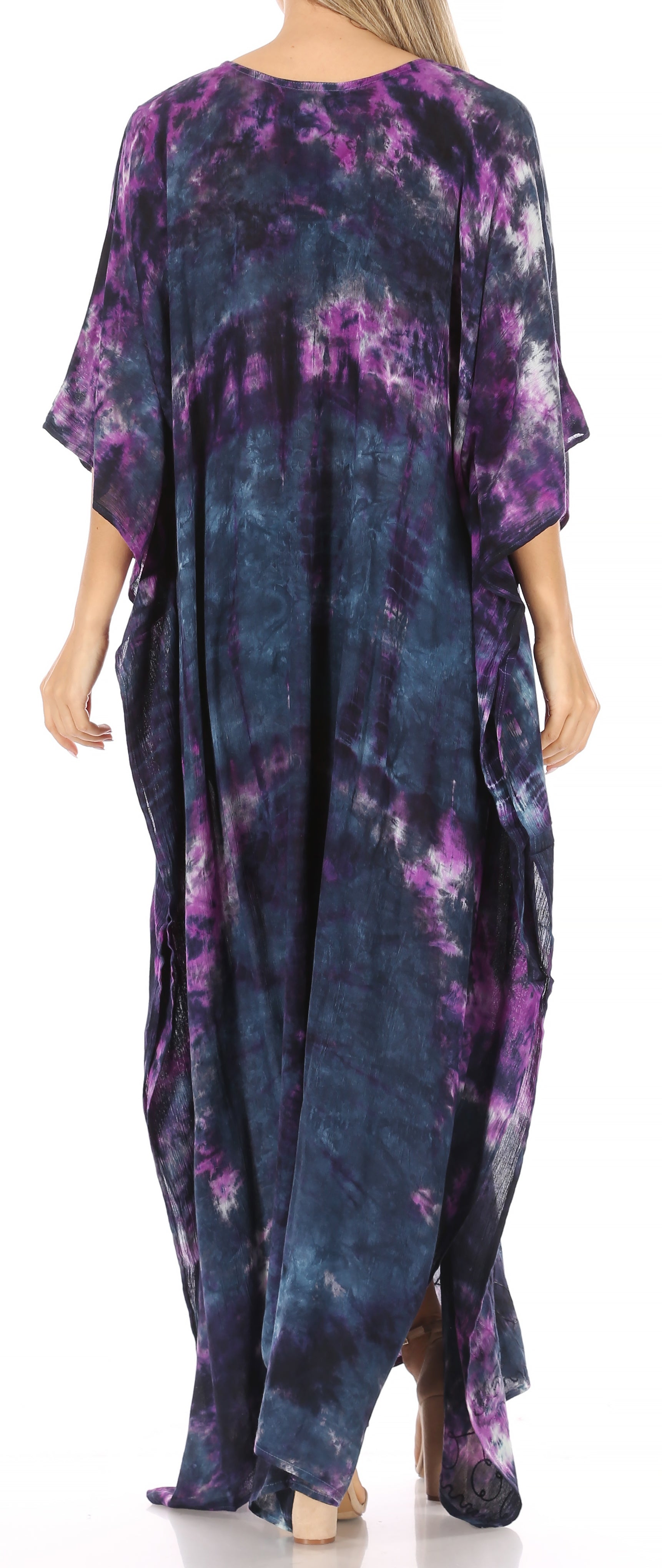 Sakkas Catia Women's Boho-Style Long Maxi Caftan for Lounging and Casual Wear - Concordia Style Boutique