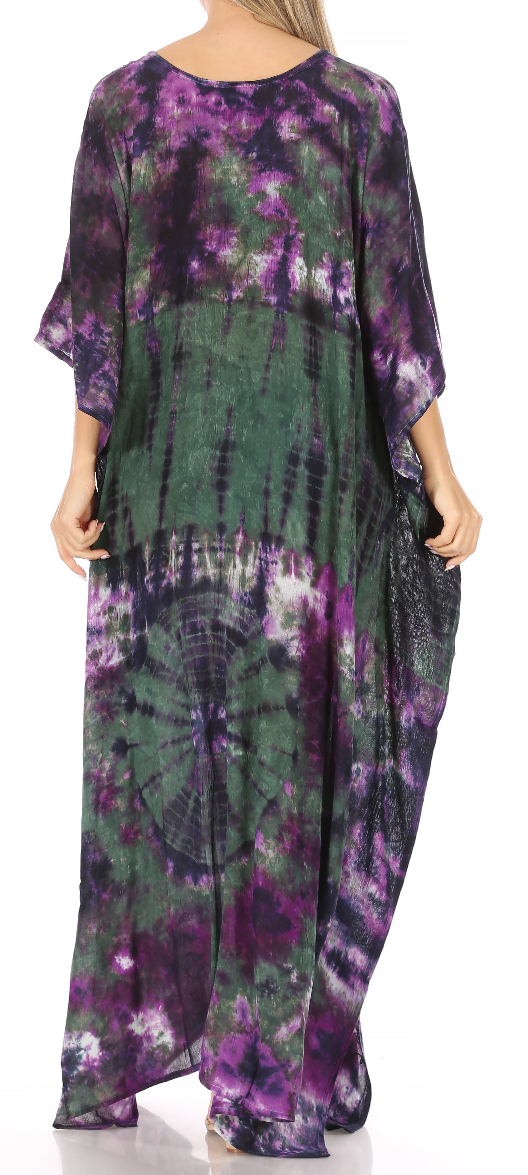 Sakkas Catia Women's Boho-Style Long Maxi Caftan for Lounging and Casual Wear - Concordia Style Boutique