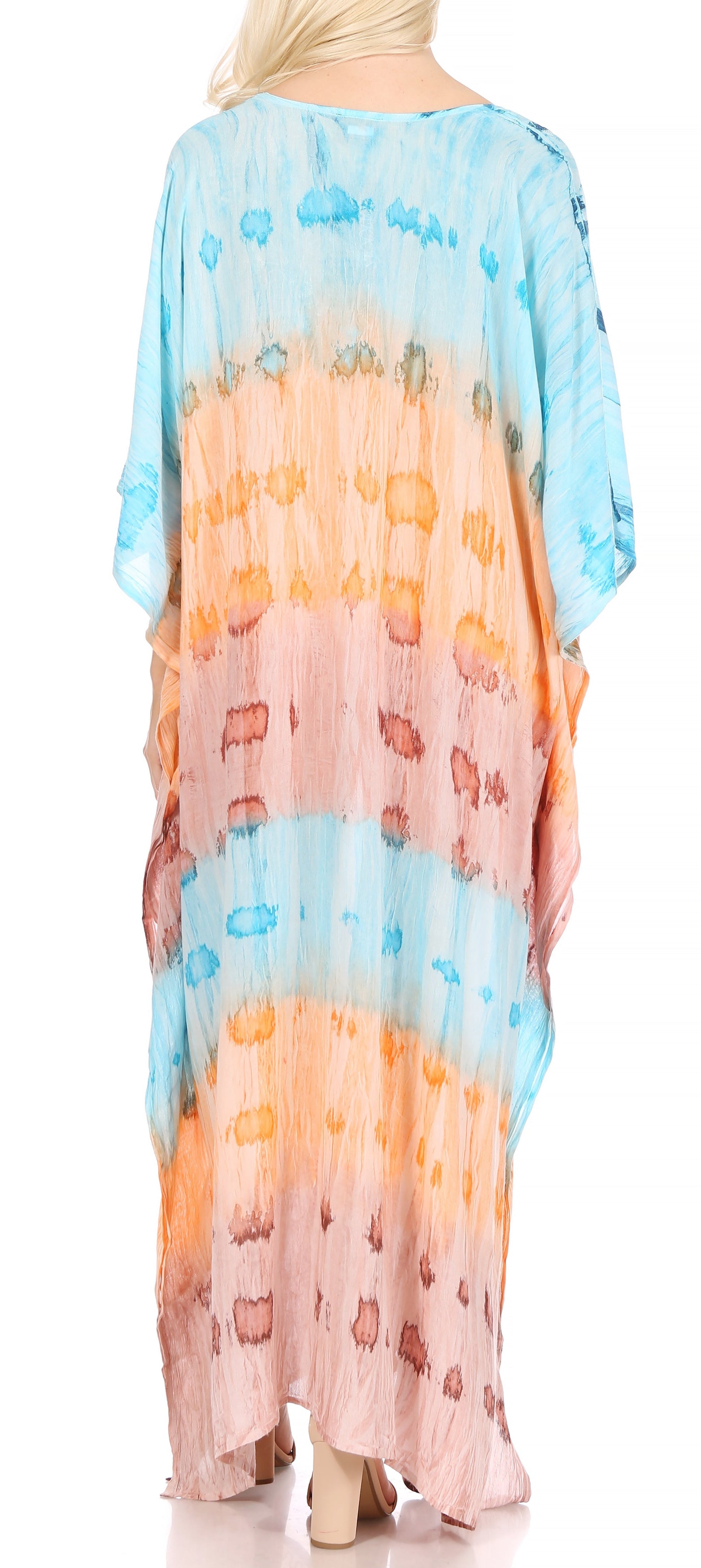 Sakkas Catia Women's Boho-Style Long Maxi Caftan for Lounging and Casual Wear - Concordia Style Boutique