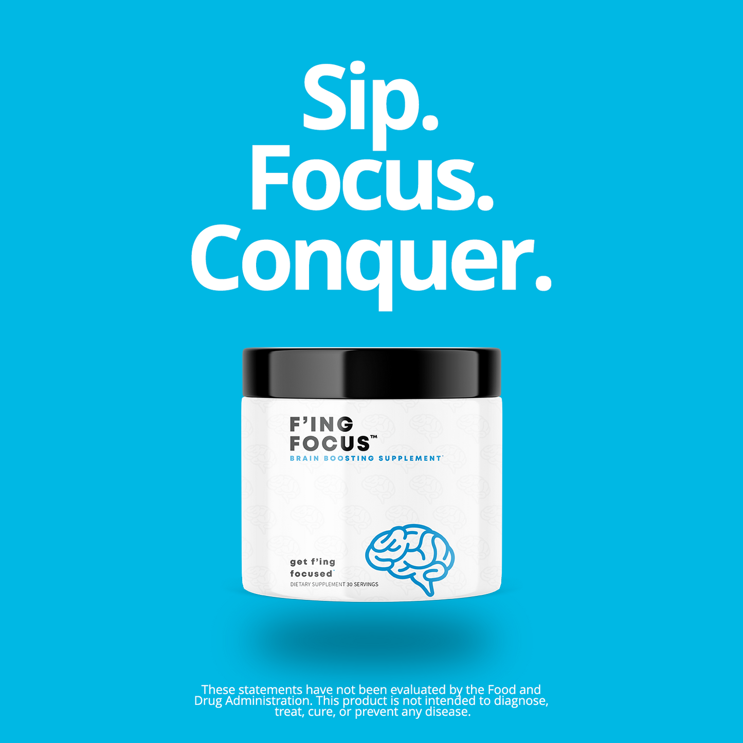 F'ing Focus Nootropic Drinks - Boost Concentration and Energy - Concordia Style Boutique