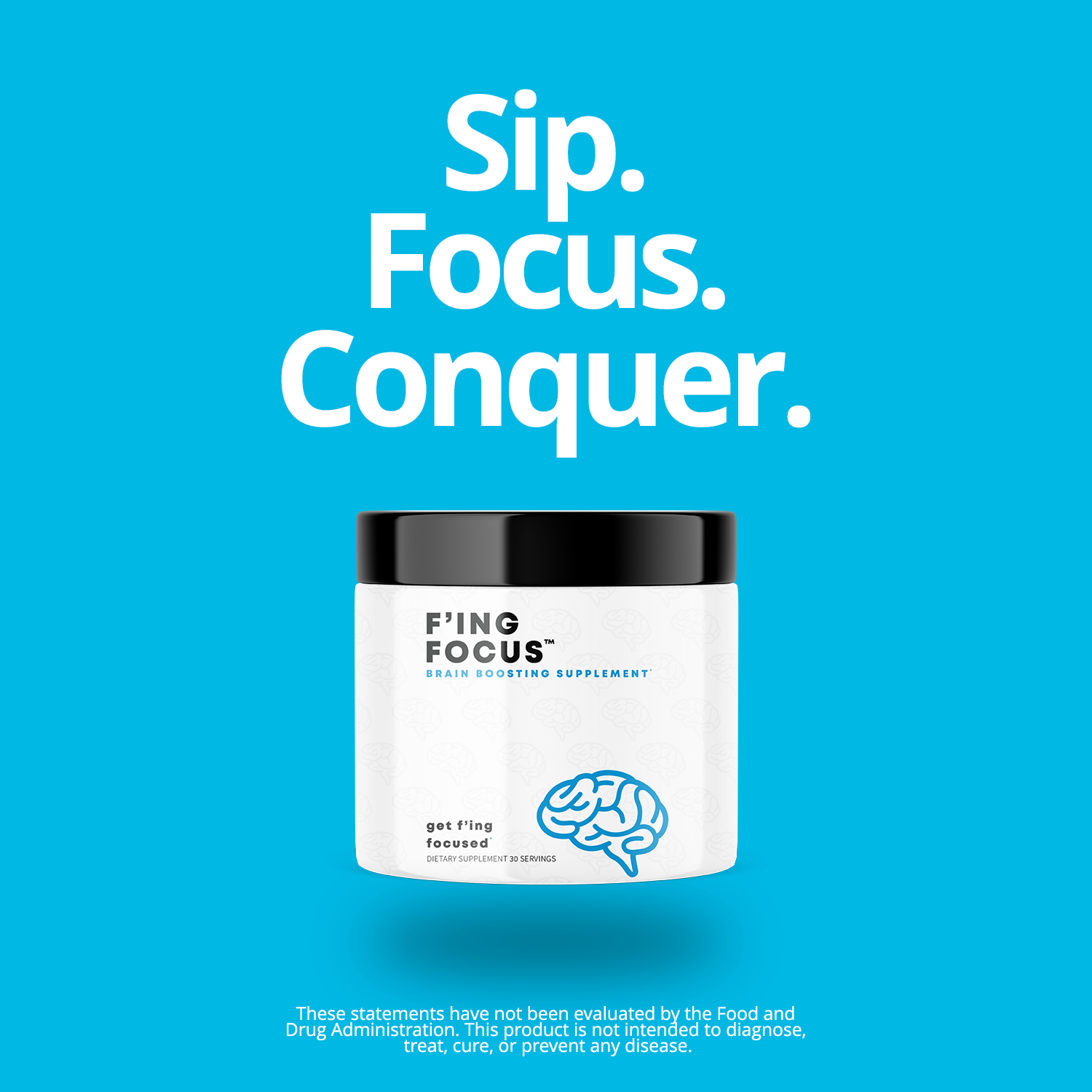 F'ing Focus Nootropic Drinks - Boost Concentration and Energy - Concordia Style Boutique