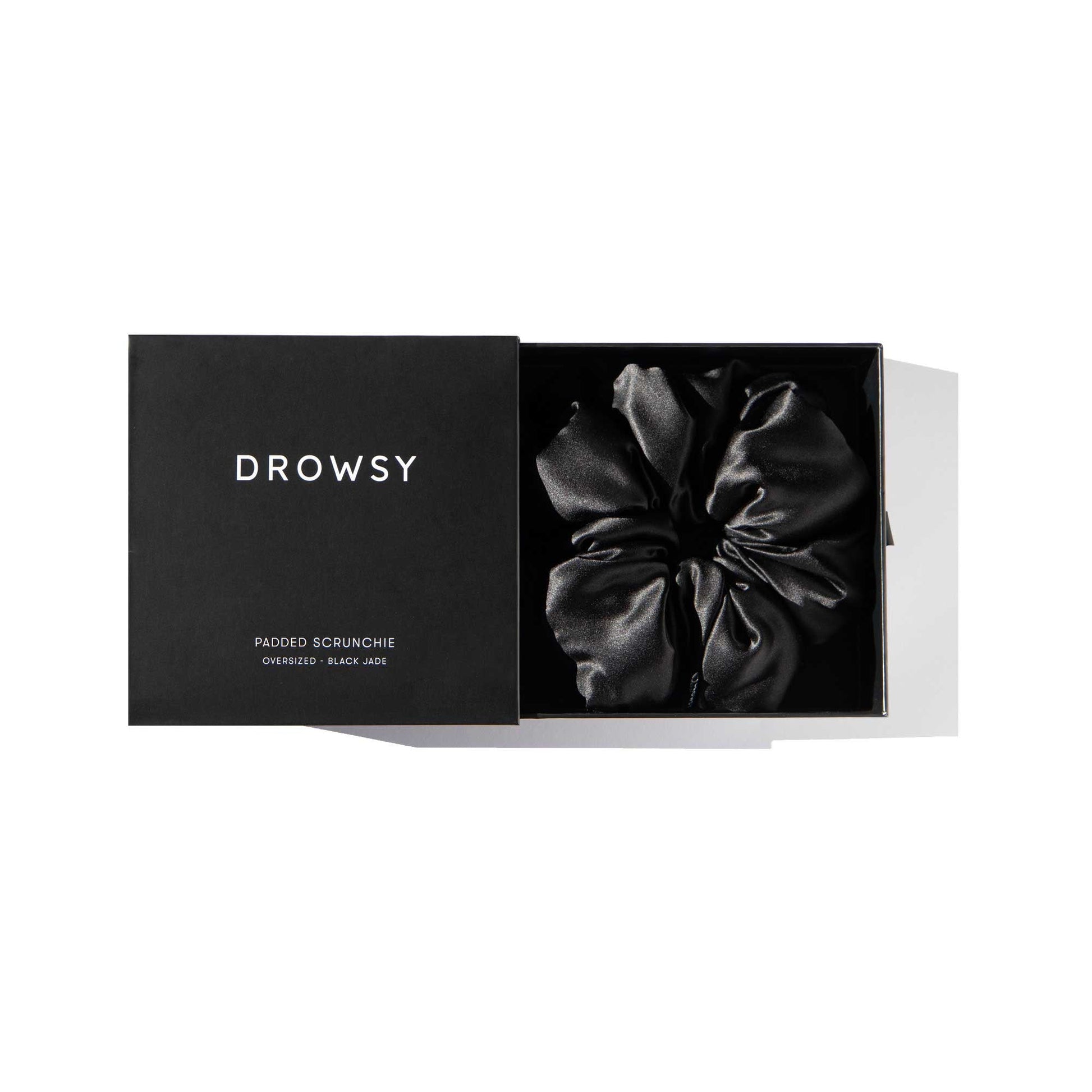 Black Jade - Padded Scrunchie - Concordia Style Boutique