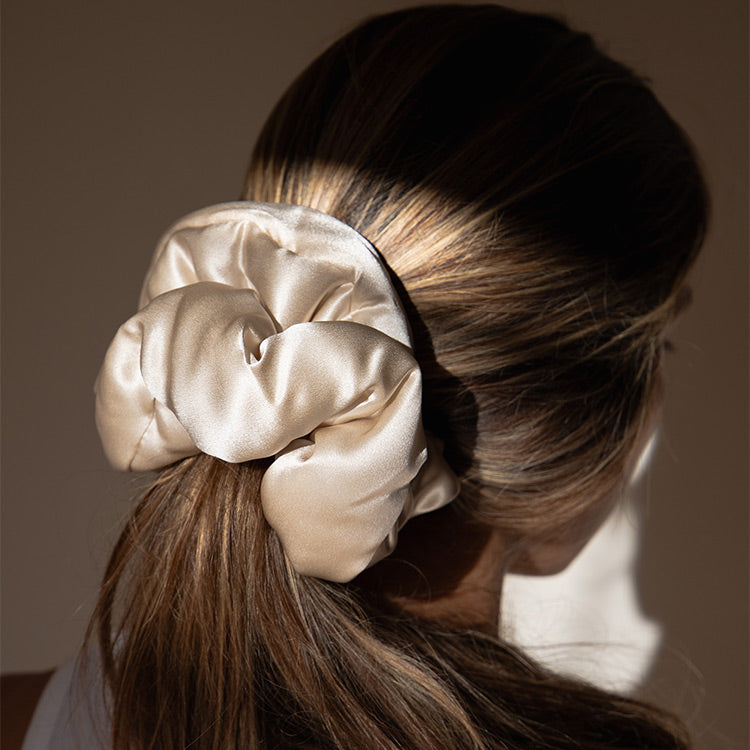 Dusty Gold - Padded Scrunchie - Concordia Style Boutique