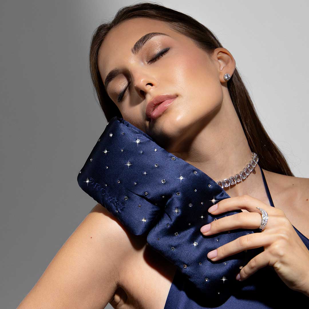 Silk Sleep Eye Mask Crystals by Swarovski® - Concordia Style Boutique