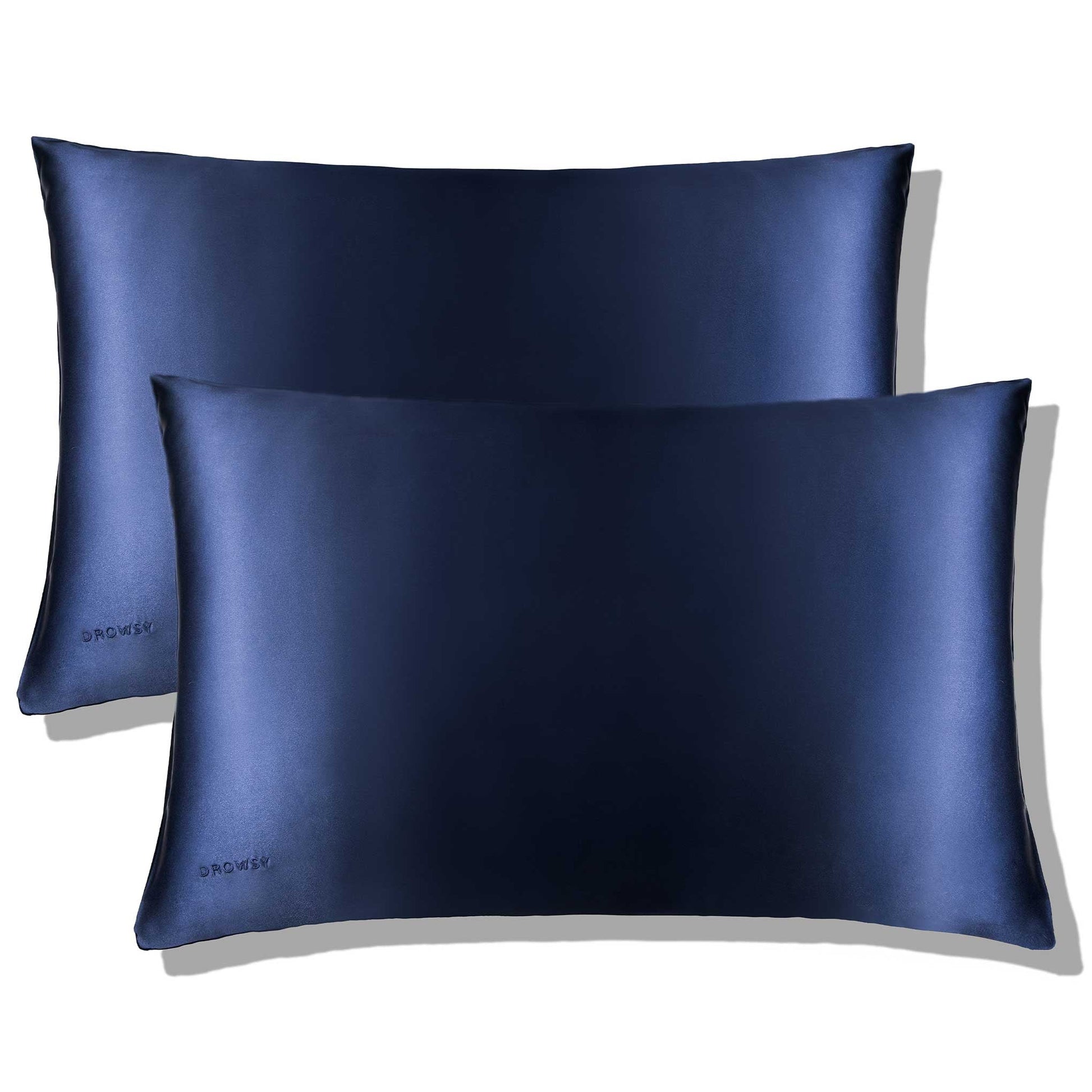 Midnight Blue Silk Pillowcase - Concordia Style Boutique