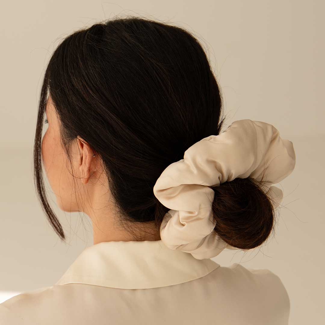 Dusty Gold - Padded Scrunchie - Concordia Style Boutique