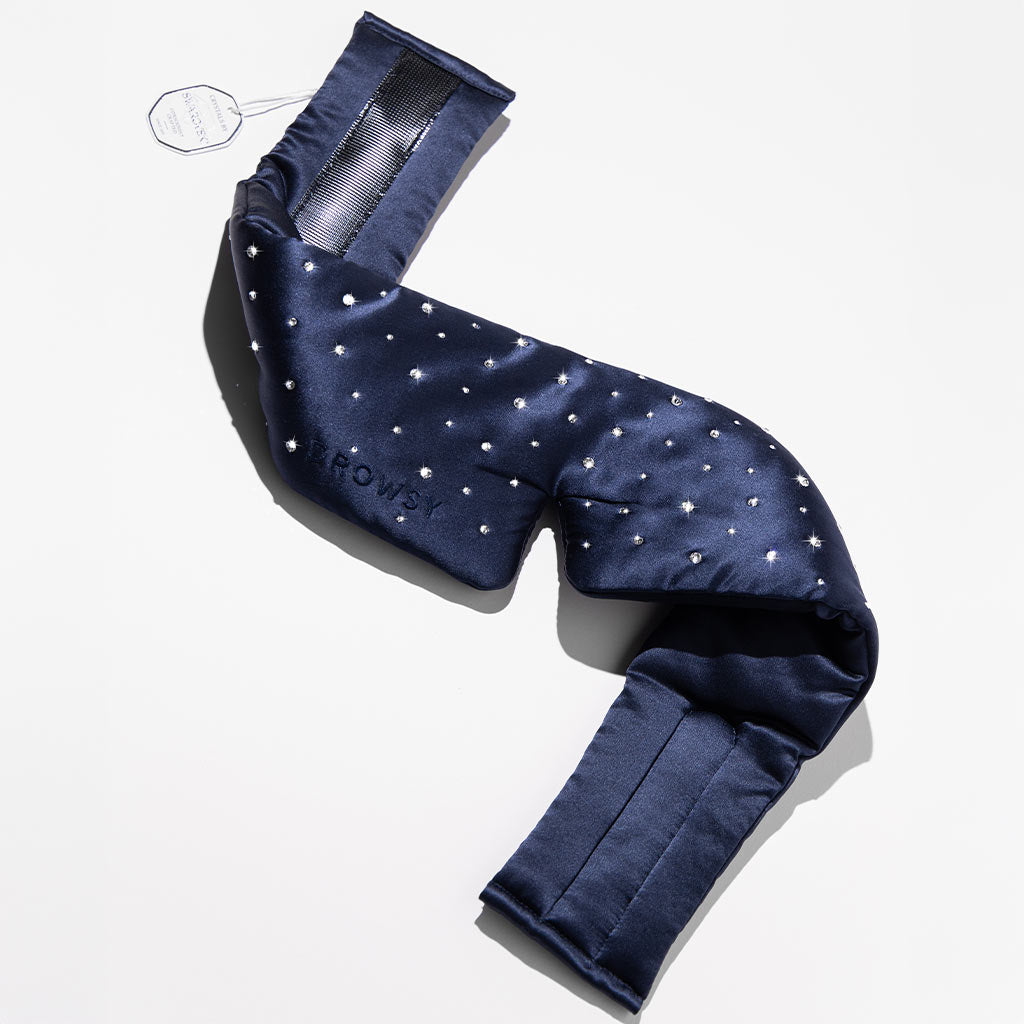 Silk Sleep Eye Mask Crystals by Swarovski® - Concordia Style Boutique