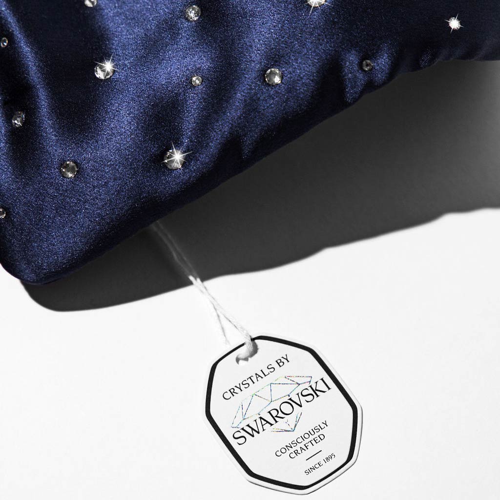 Silk Sleep Eye Mask Crystals by Swarovski® - Concordia Style Boutique
