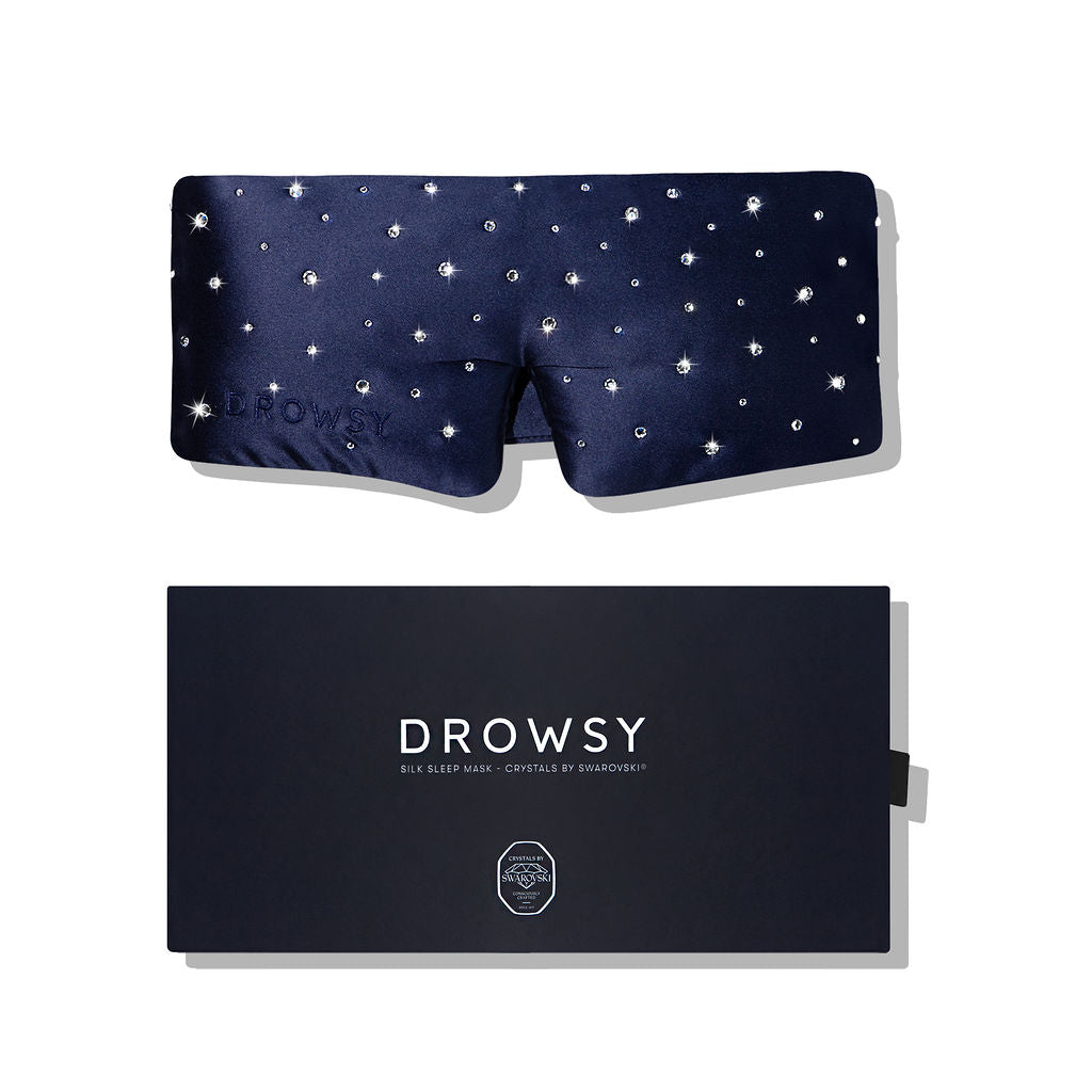 Silk Sleep Eye Mask Crystals by Swarovski® - Concordia Style Boutique