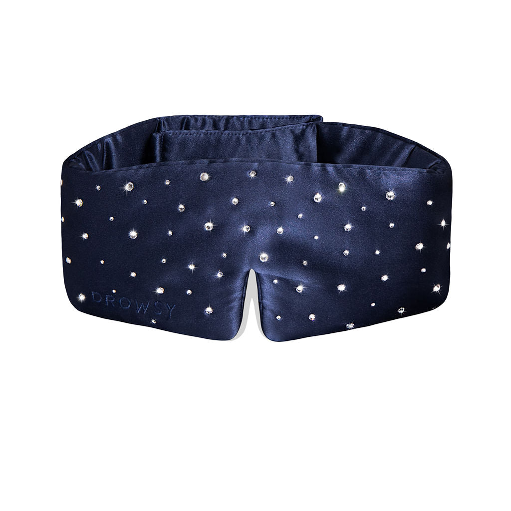 Silk Sleep Eye Mask Crystals by Swarovski® - Concordia Style Boutique