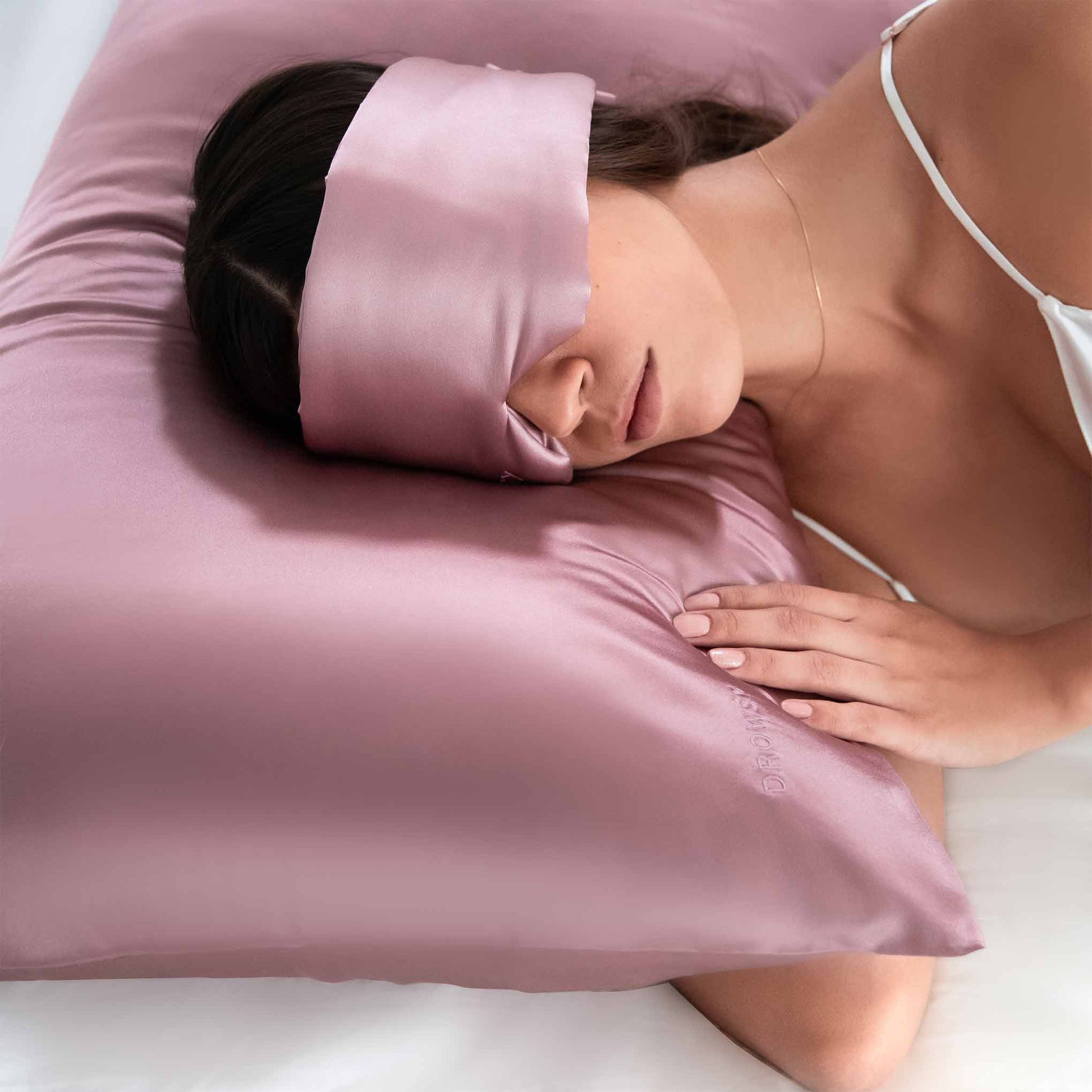 Damask Rose Silk Pillowcase - Concordia Style Boutique