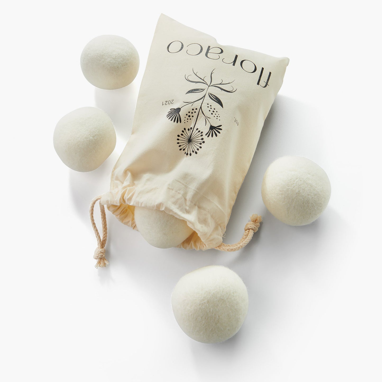 100% Wool Dryer Balls: Natural, Unscented, Eco-Friendly