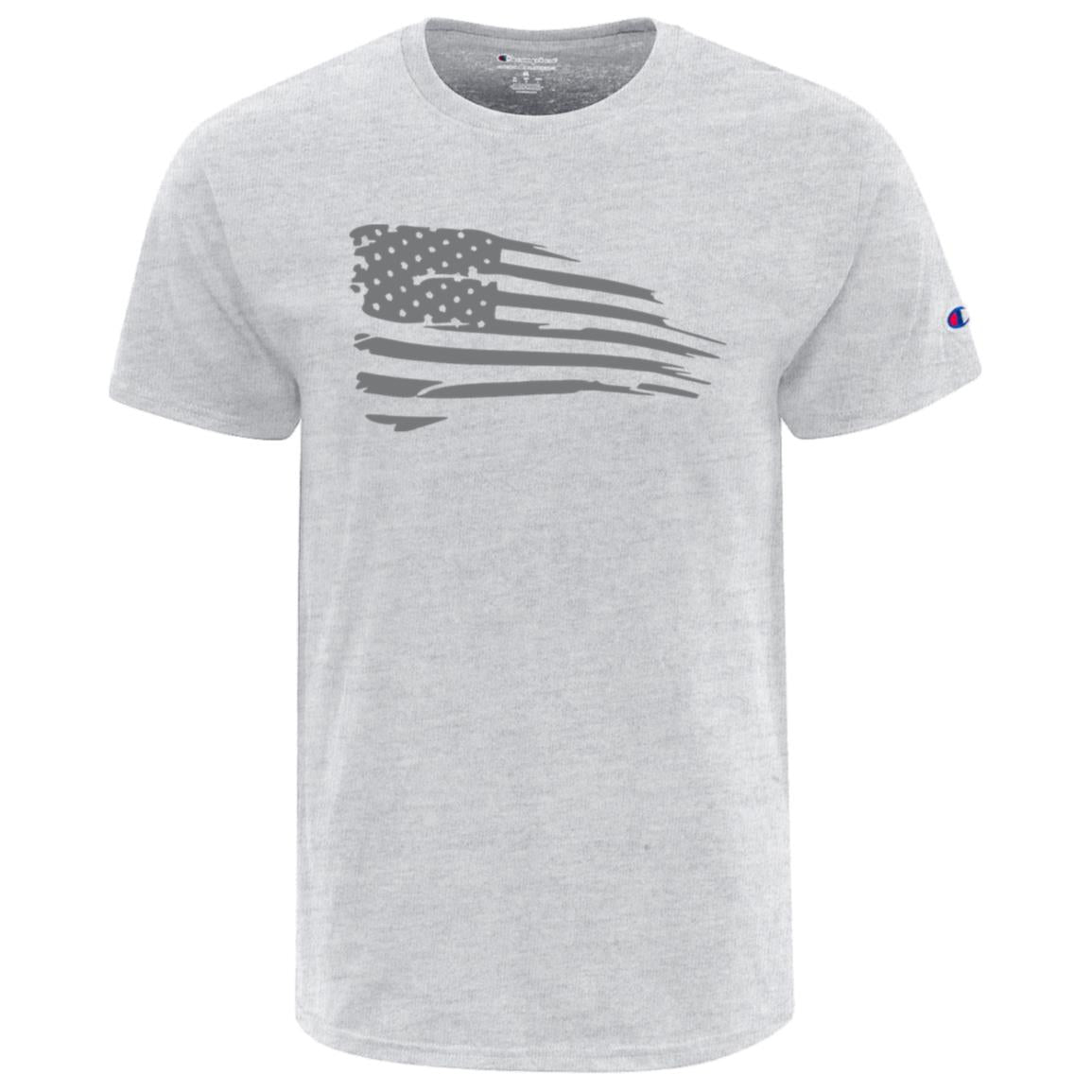 Distressed Flag Champion Adult Heritage Jersey Tee - Concordia Style Boutique
