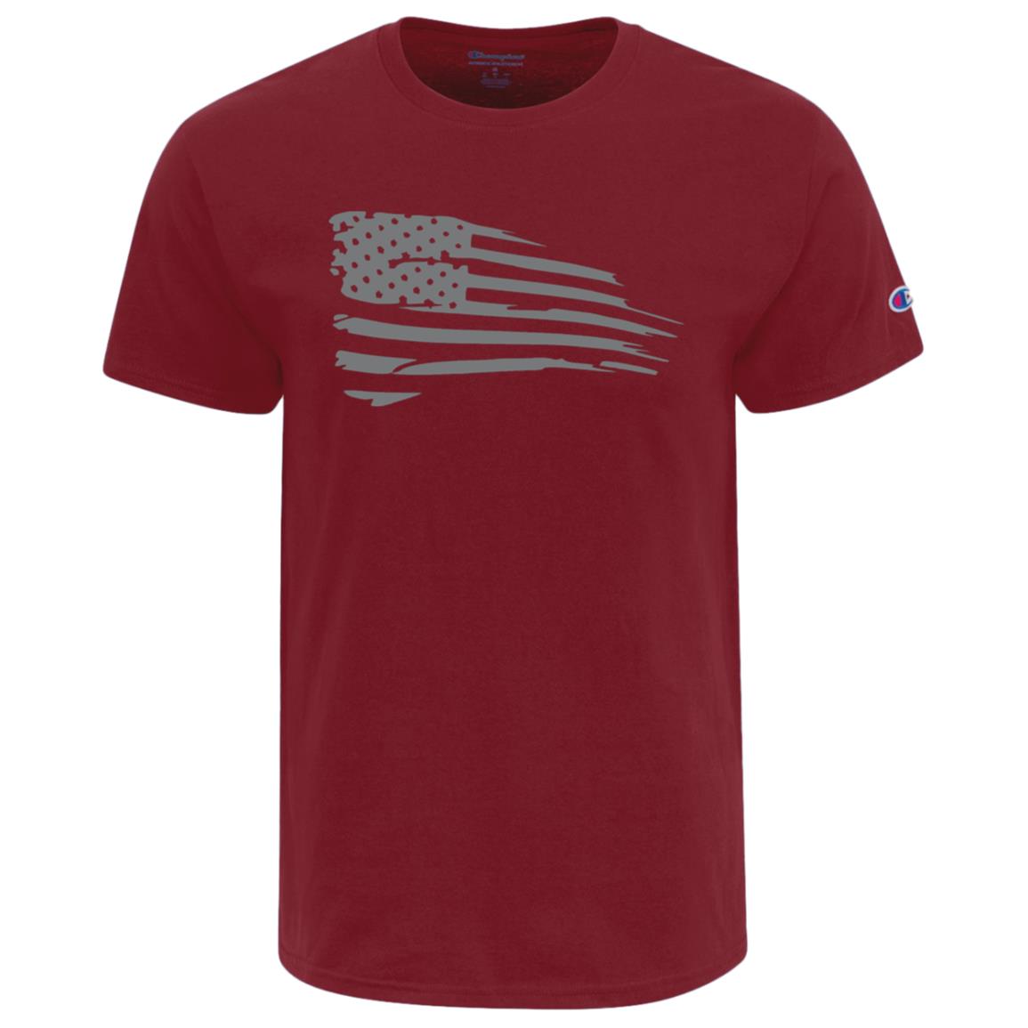 Distressed Flag Champion Adult Heritage Jersey Tee - Concordia Style Boutique