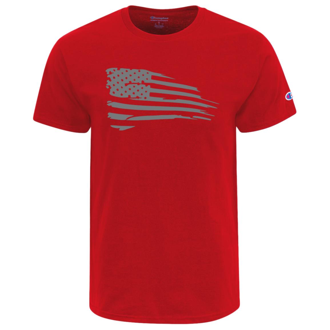 Distressed Flag Champion Adult Heritage Jersey Tee - Concordia Style Boutique