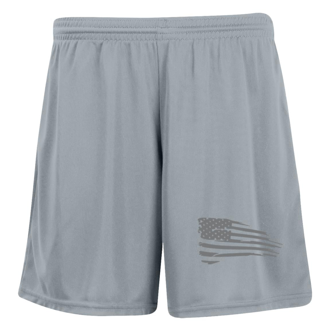Distressed Flag Ladies' 7 inch Inseam Training Shorts - Concordia Style Boutique