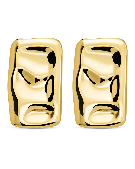 Monet Molten Metal Bar Stud Earrings - Concordia Style Boutique