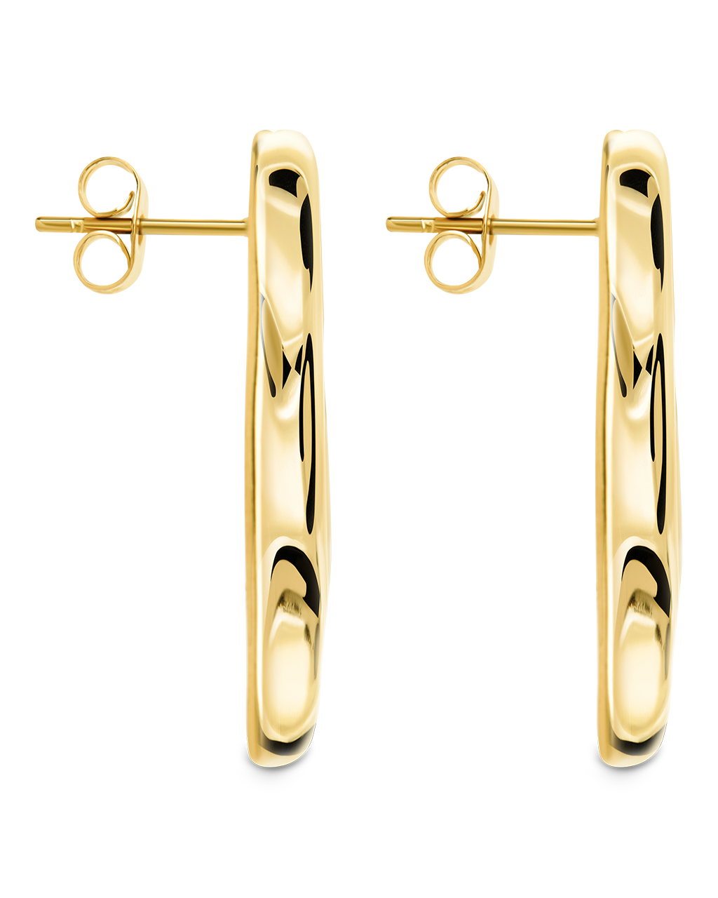 Monet Molten Metal Bar Stud Earrings - Concordia Style Boutique